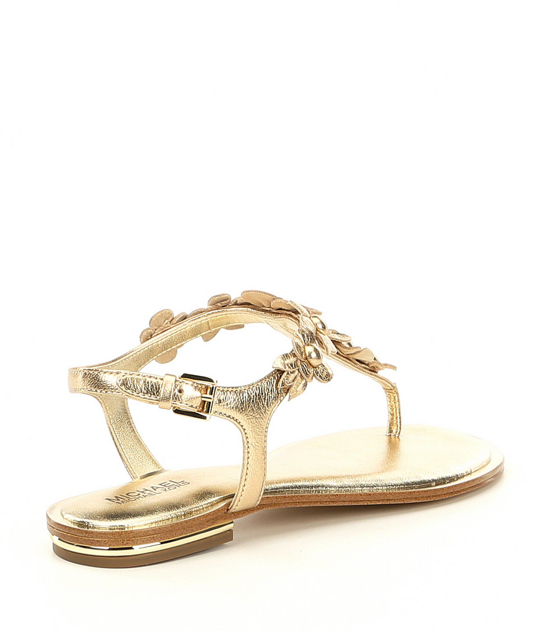 michael kors floral sandals