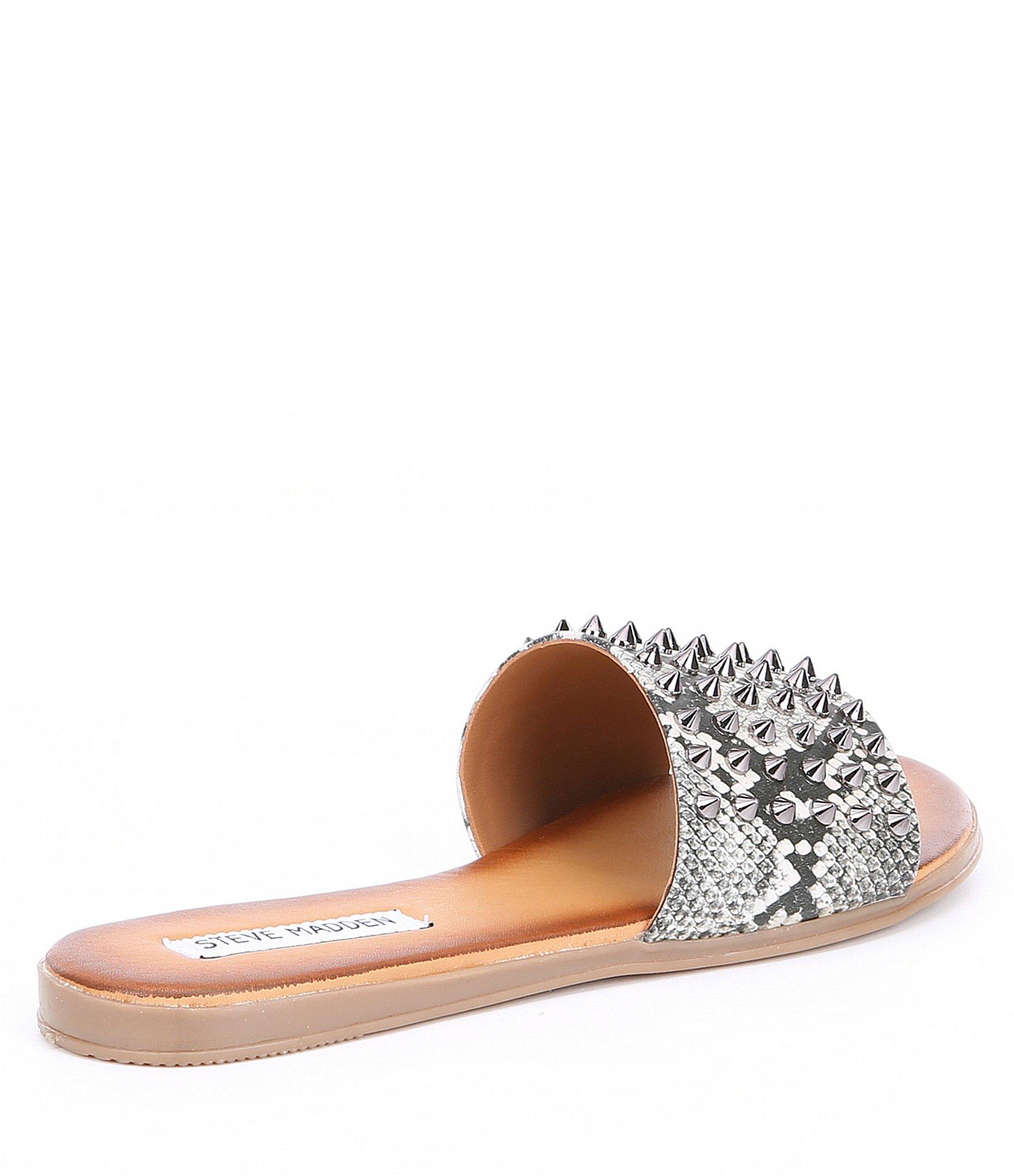 steve madden spike slides