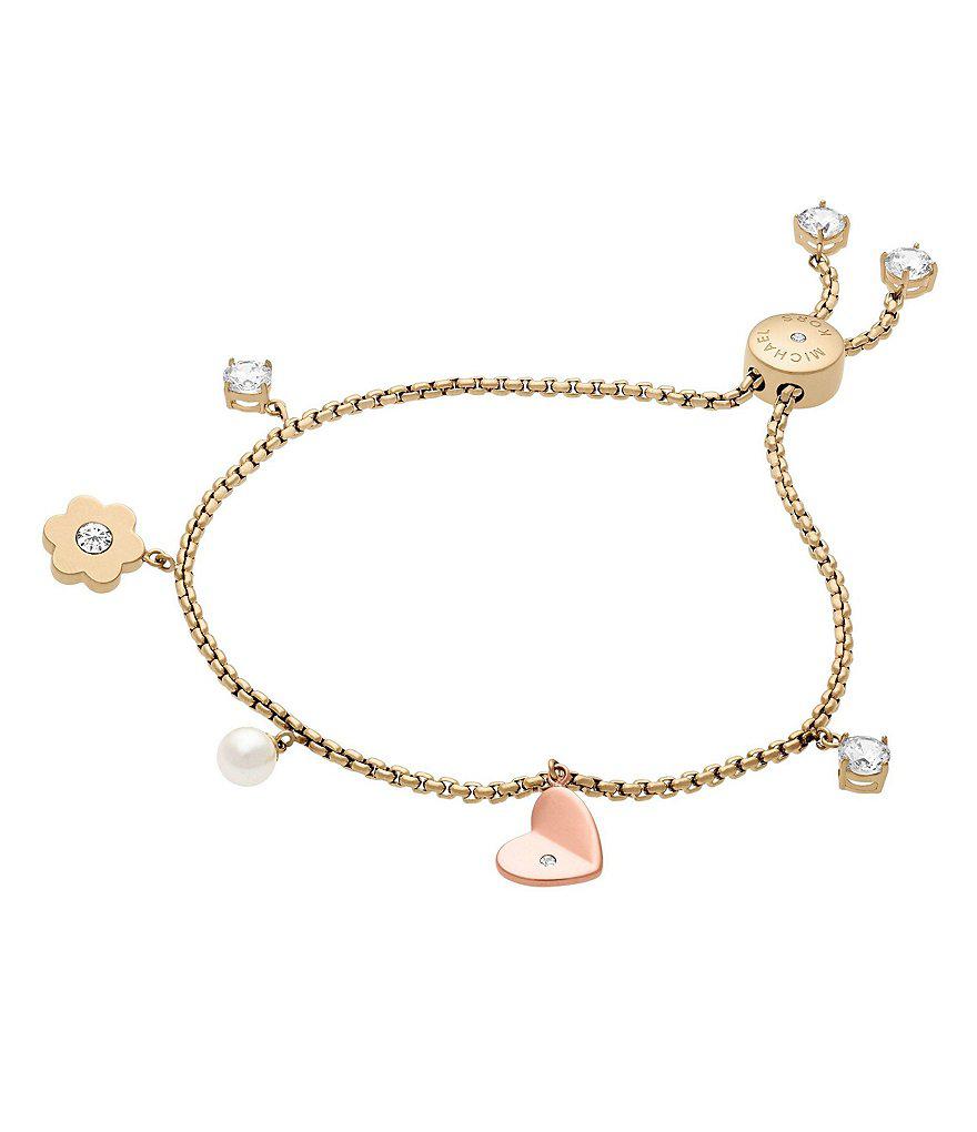michael kors flower bracelet