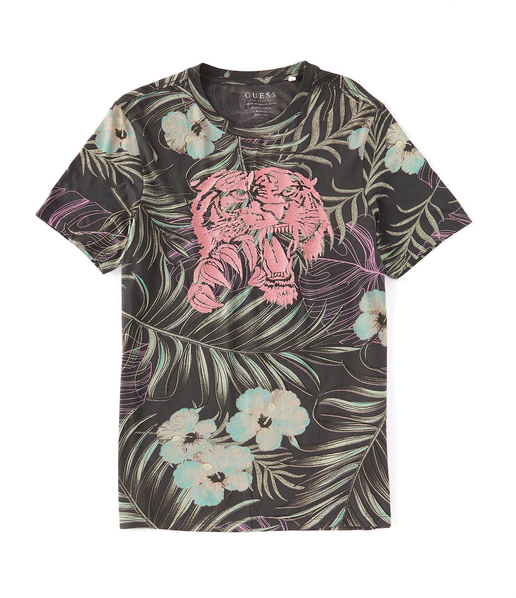 guess tiger t shirt