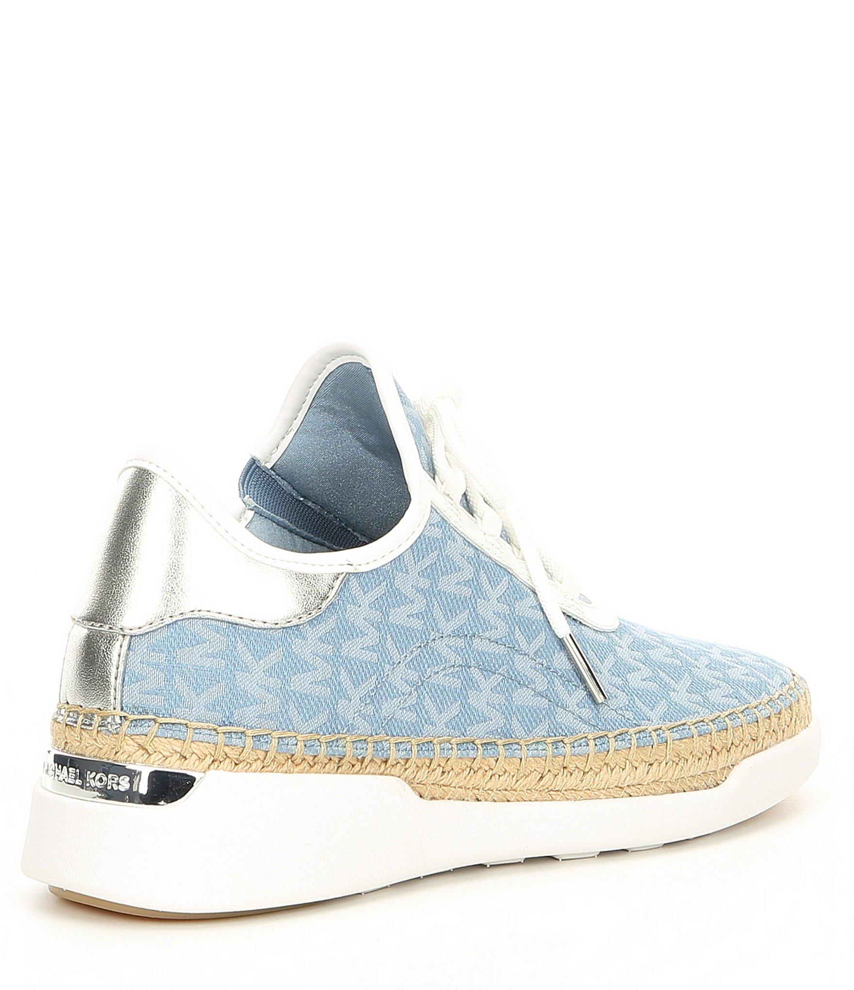 michael kors finch sneakers denim cheap online