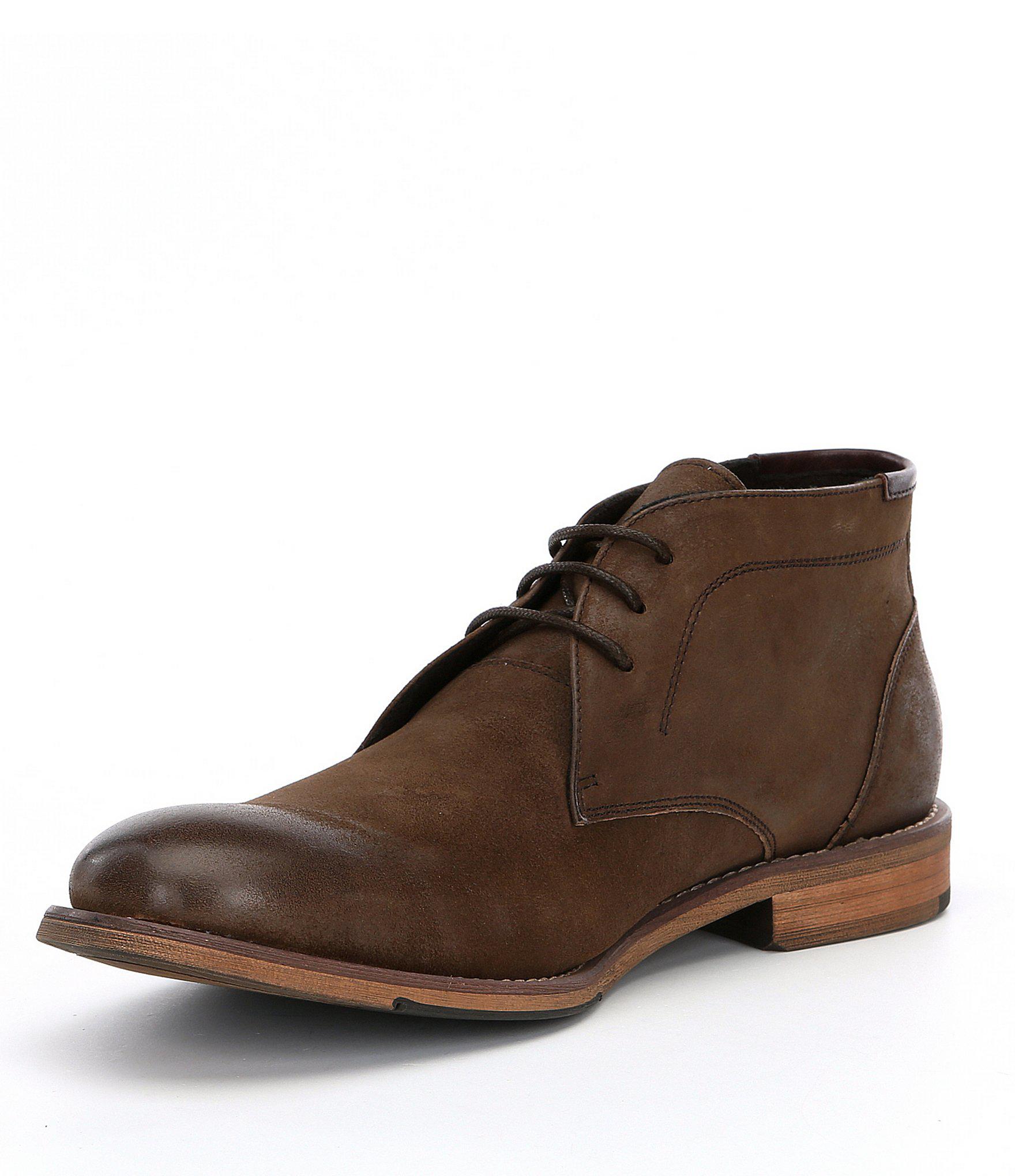 designer suede boots mens