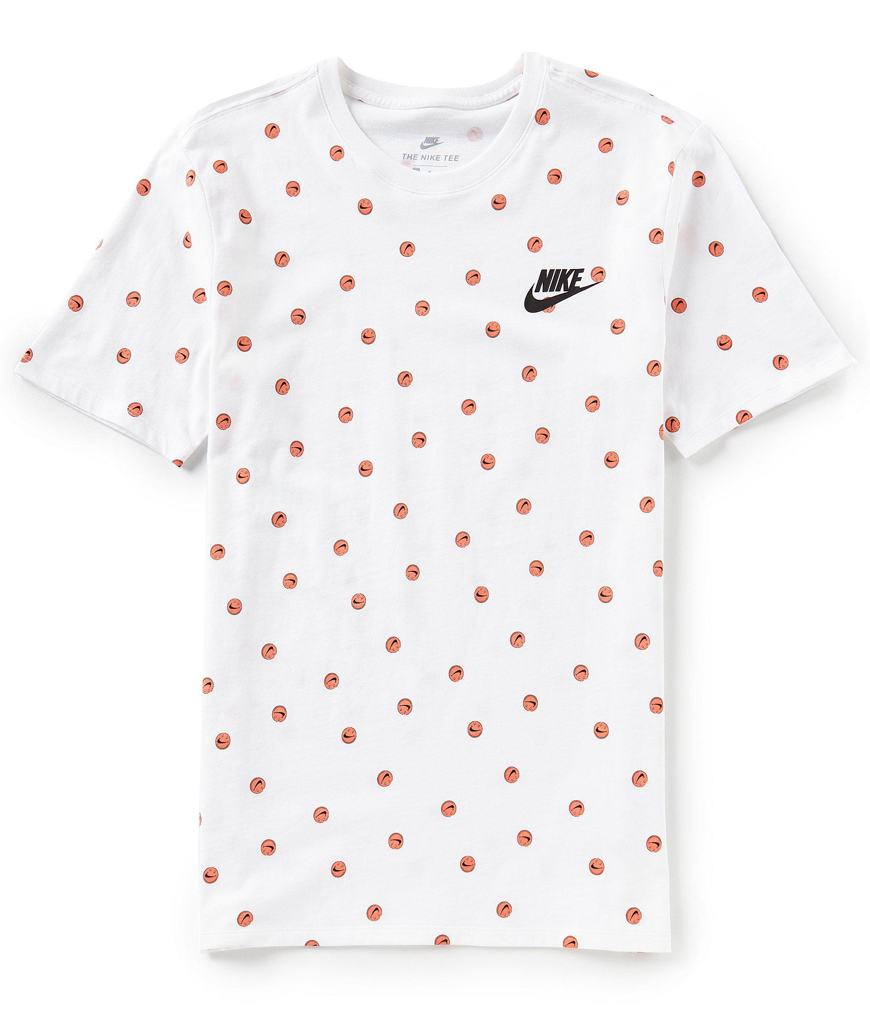 nike smiley face t shirt