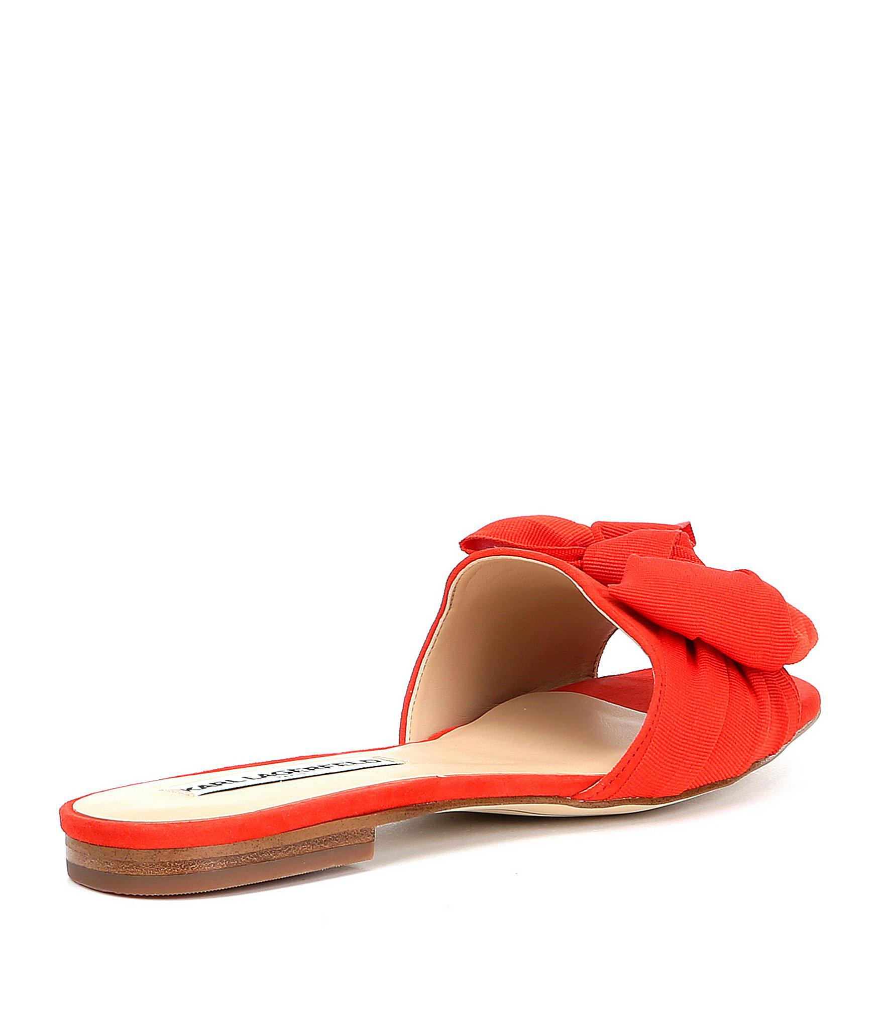 karl lagerfeld slide sandals