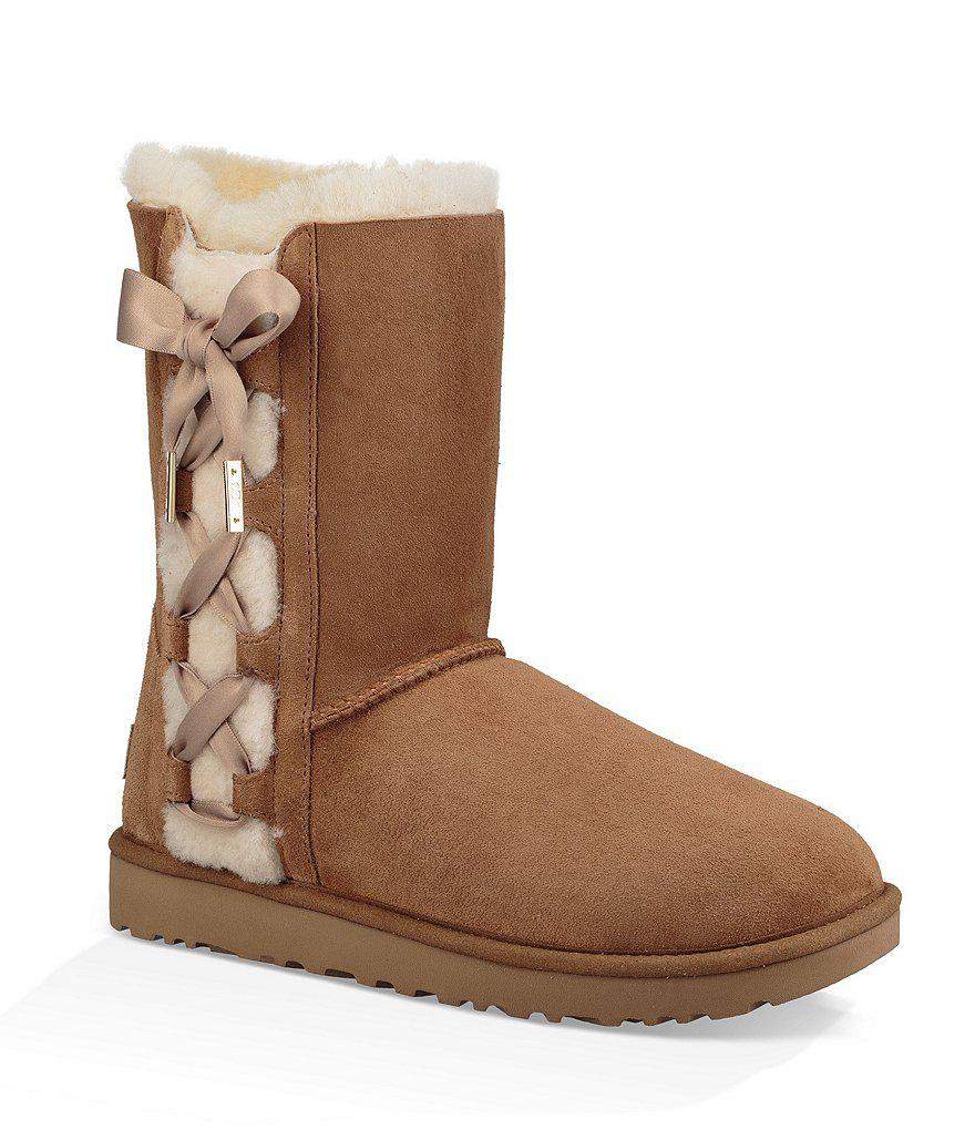 uggs with bows on the side