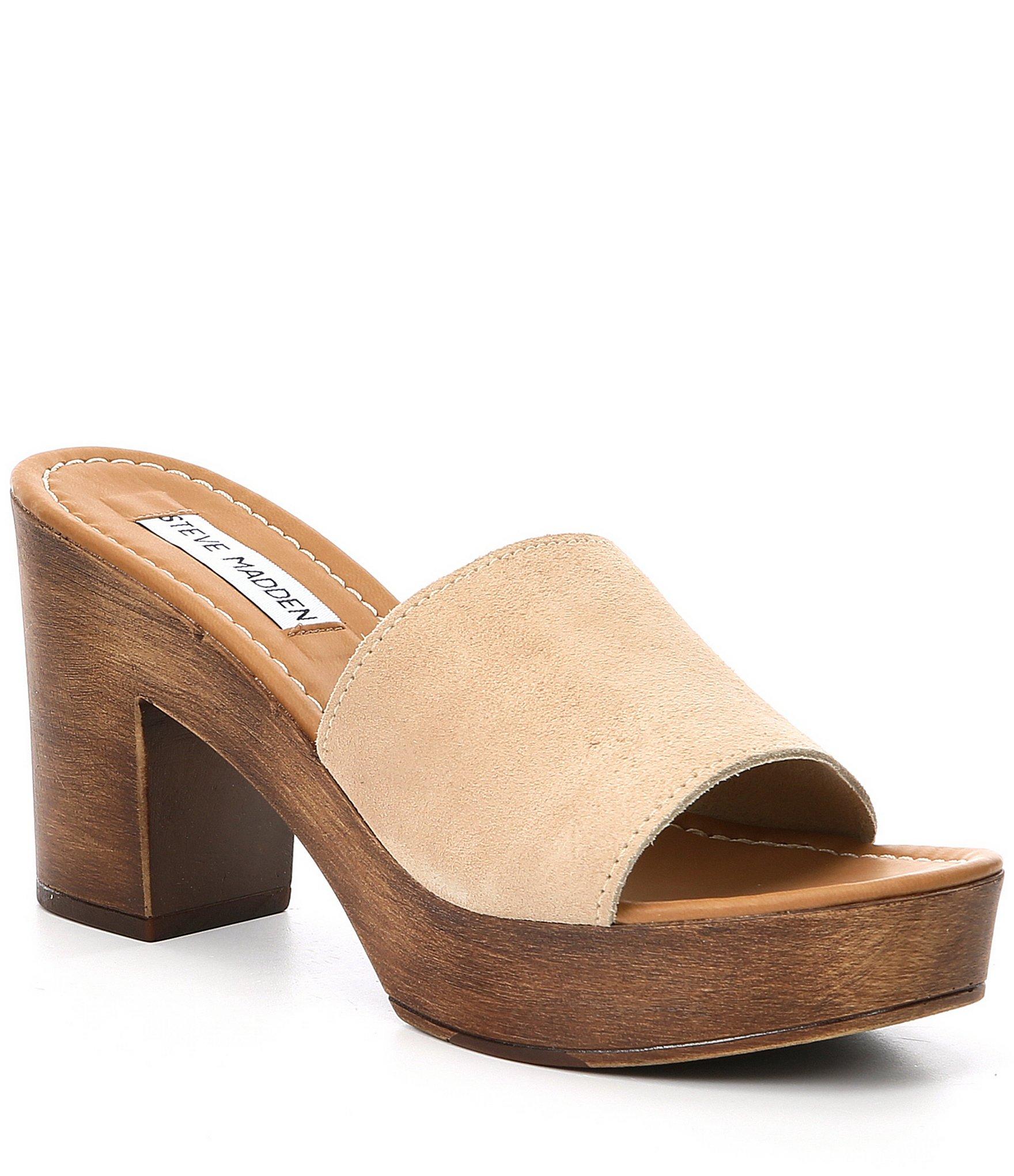 steve madden clog heels