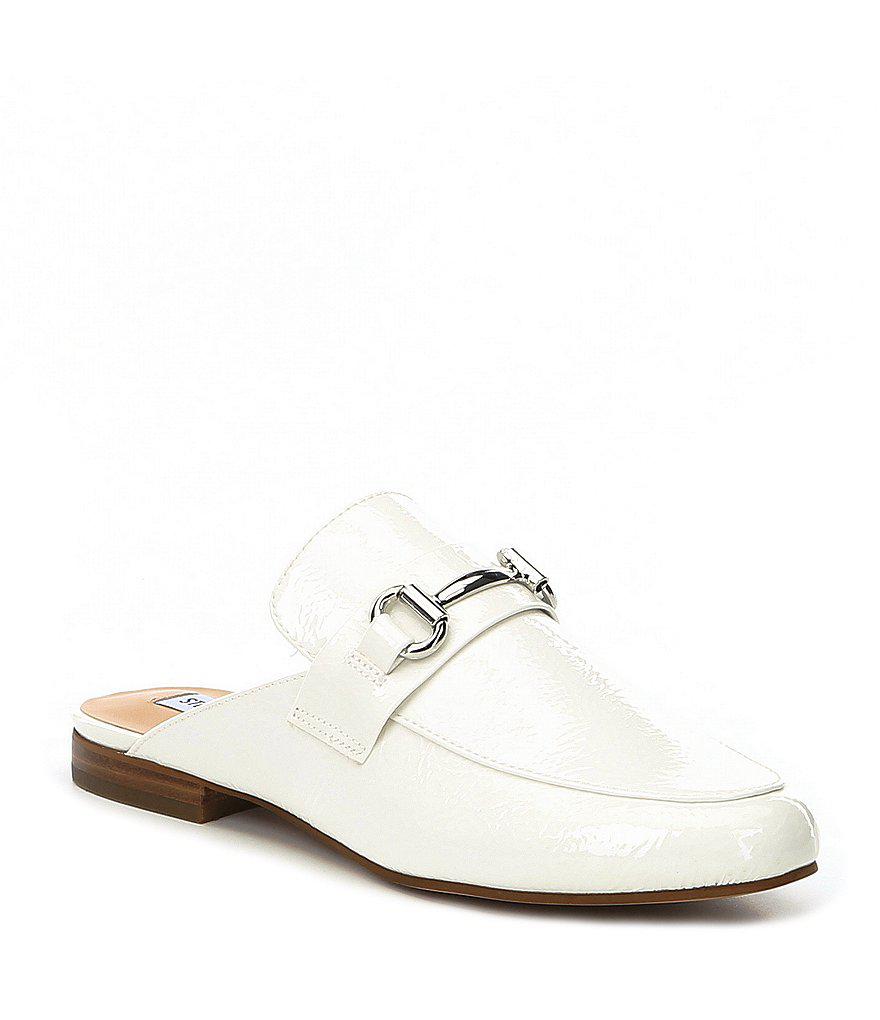 steve madden white mules
