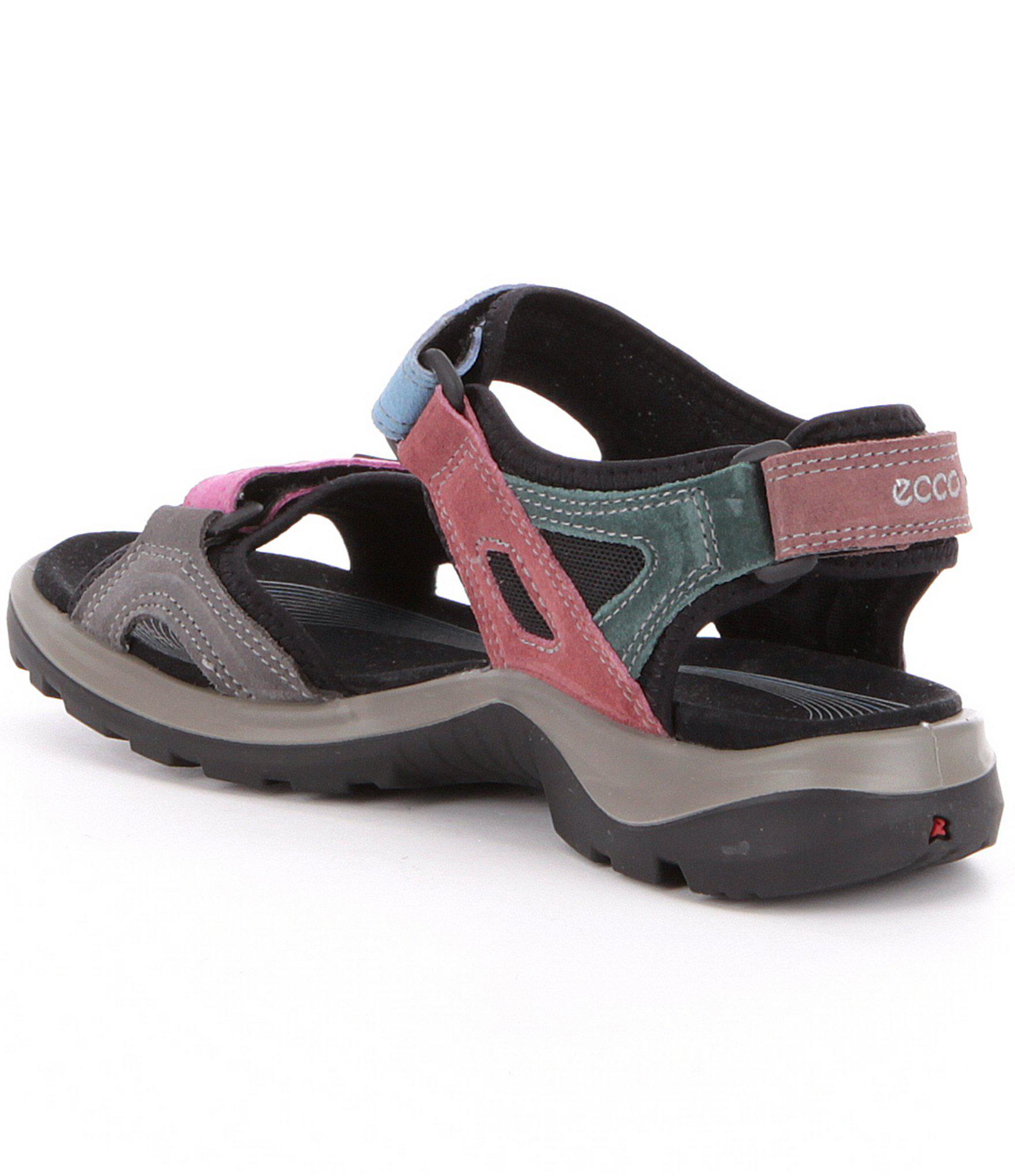 ecco yucatan multicolor women's sandals