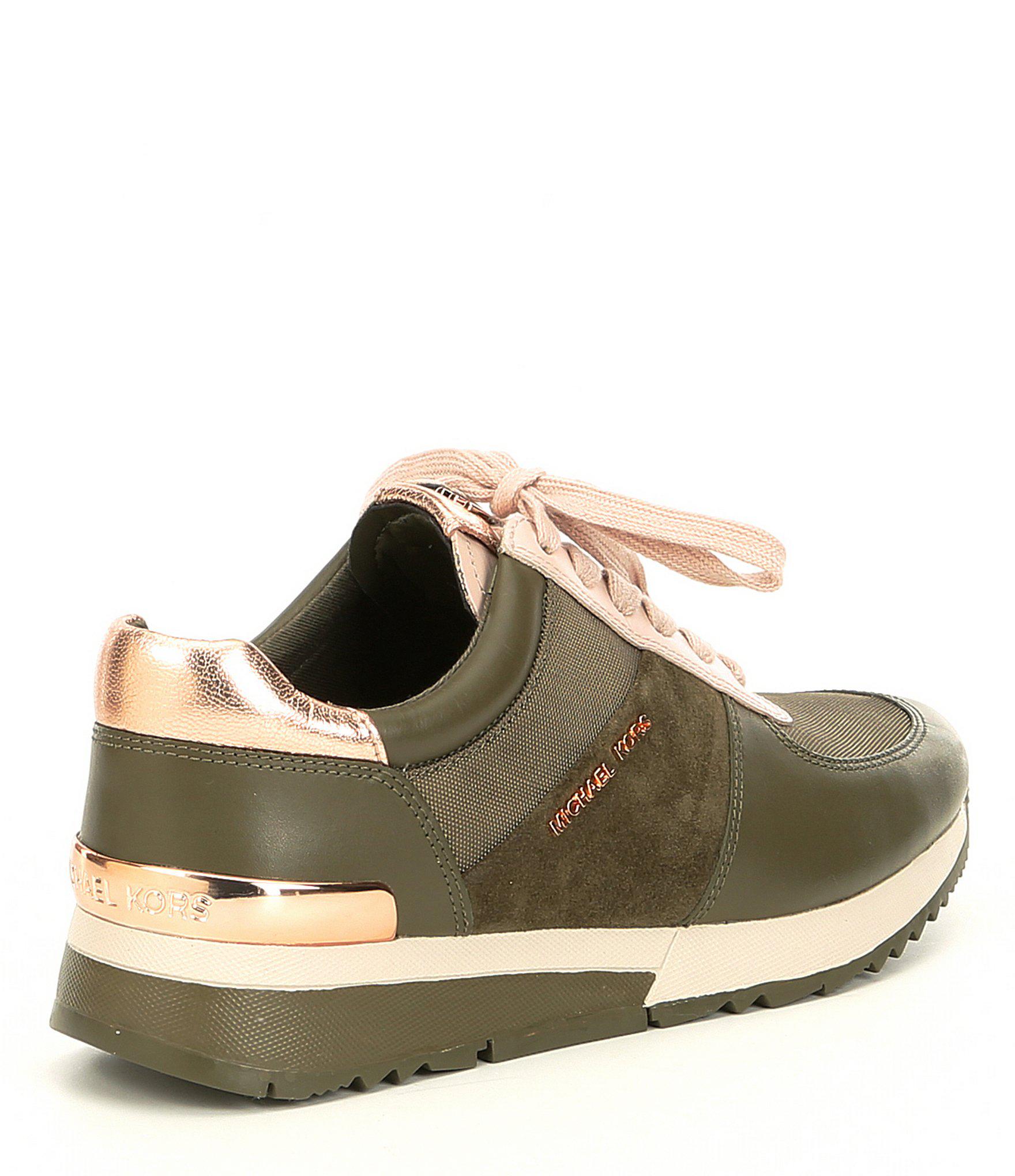 michael kors olive green sneakers