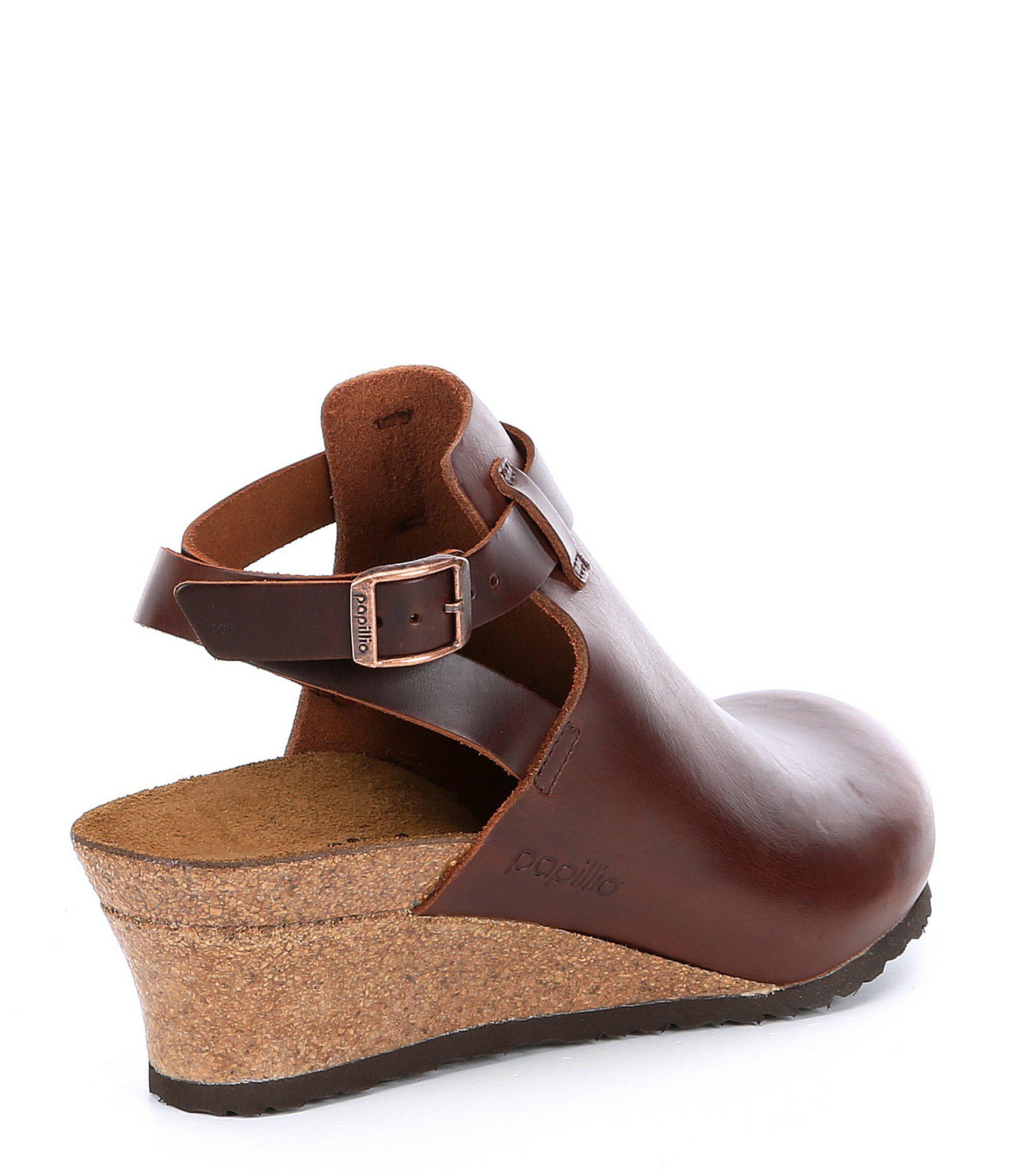 birkenstock esra ankle strap clogs