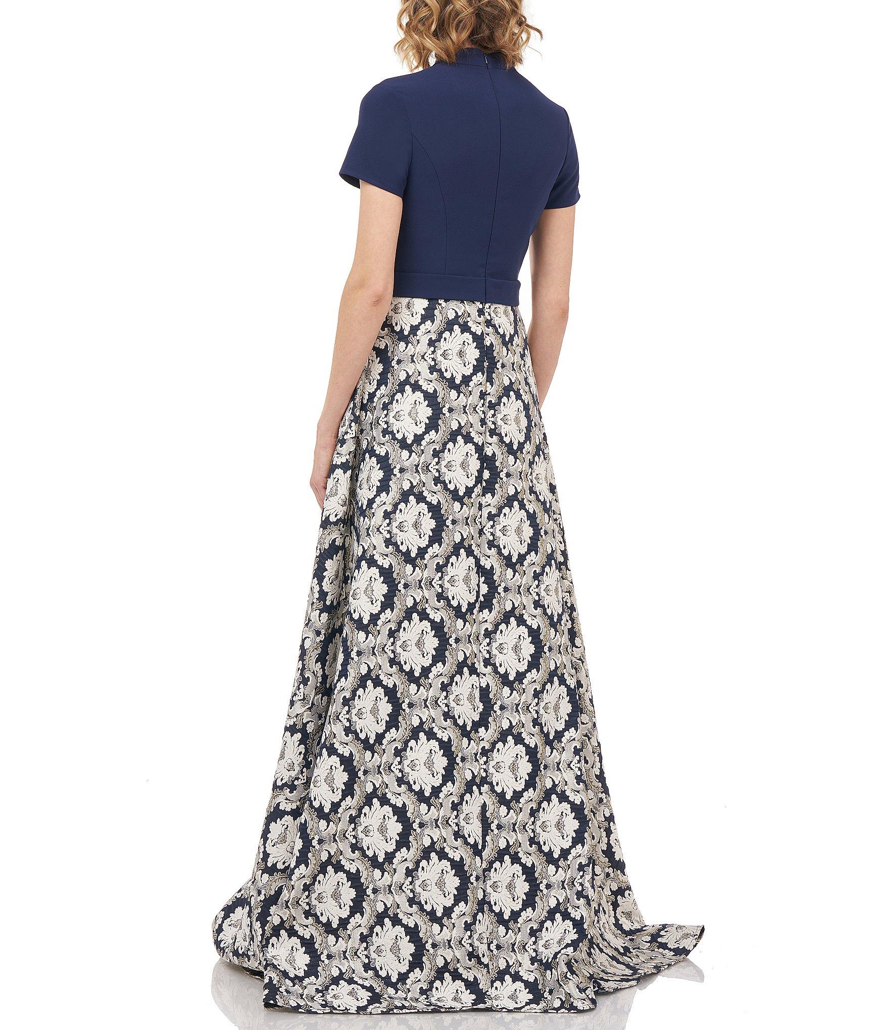 kay unger crepe maxi romper