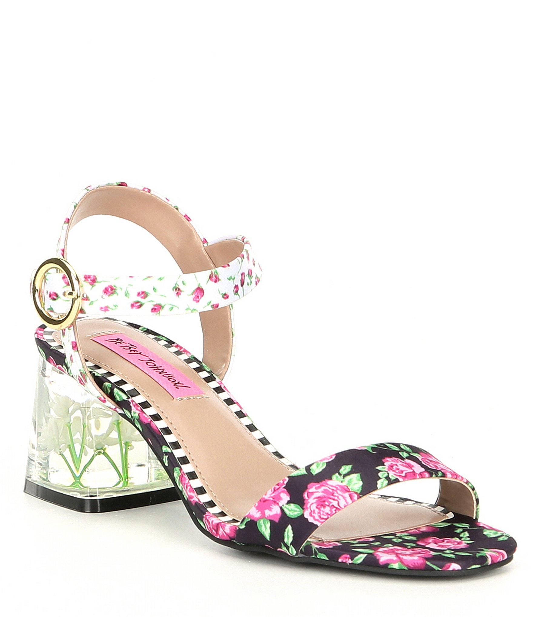 Betsey Johnson Synthetic Livvie Sandal - Save 62% - Lyst