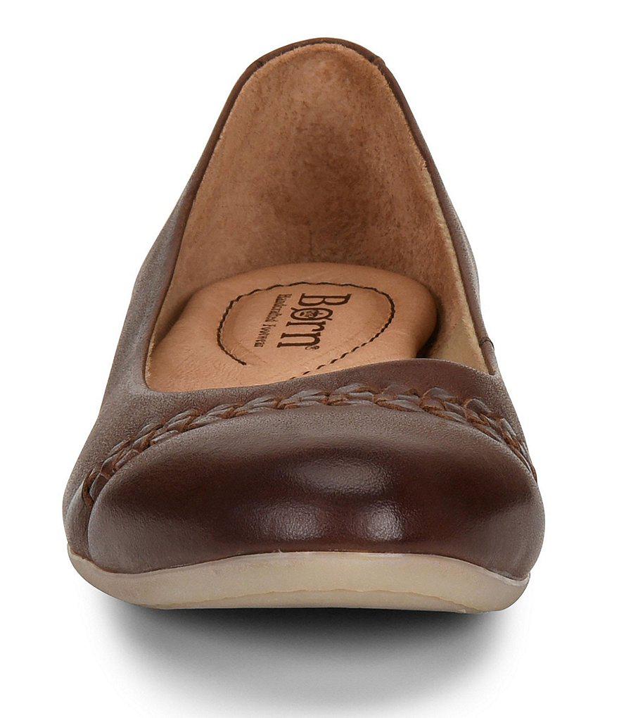 Born Leather Madeleine Ballet Flats in Sky Blue (Brown) - Lyst