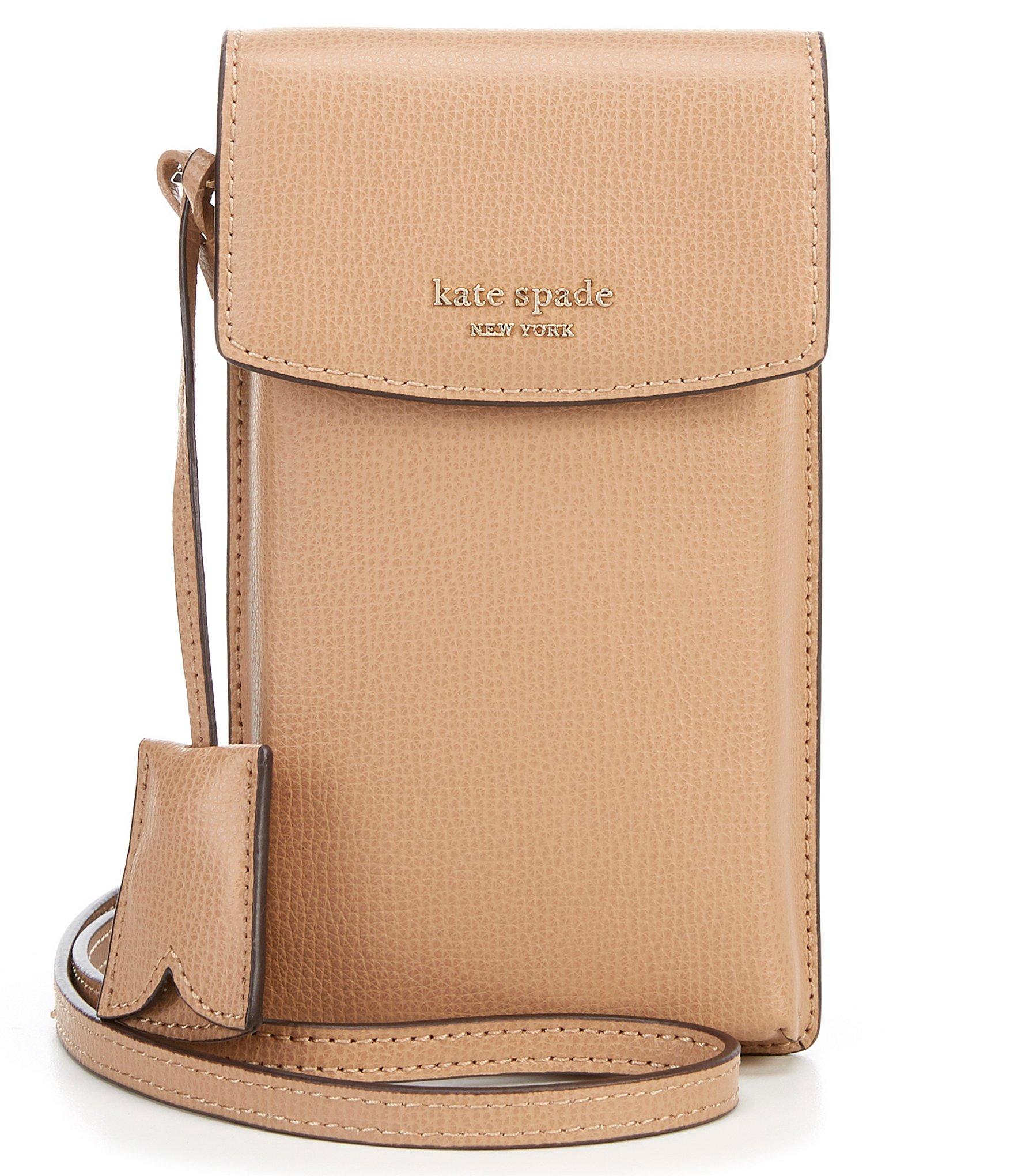 Kate Spade Sylvia North South Flap Iphone Case Crossbody Bag in Natural - Lyst