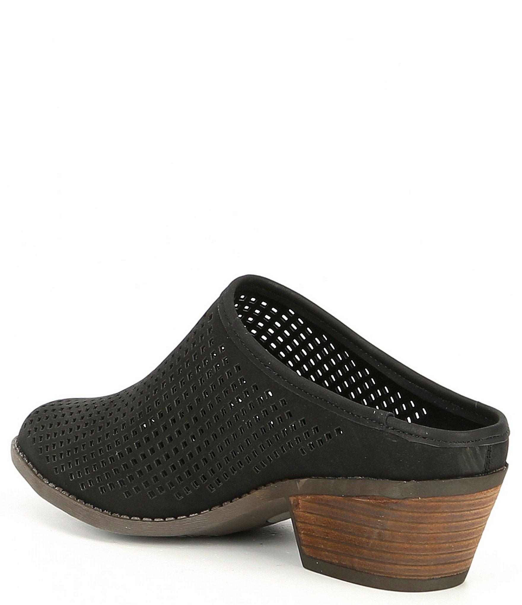 me too zara perforated leather mules