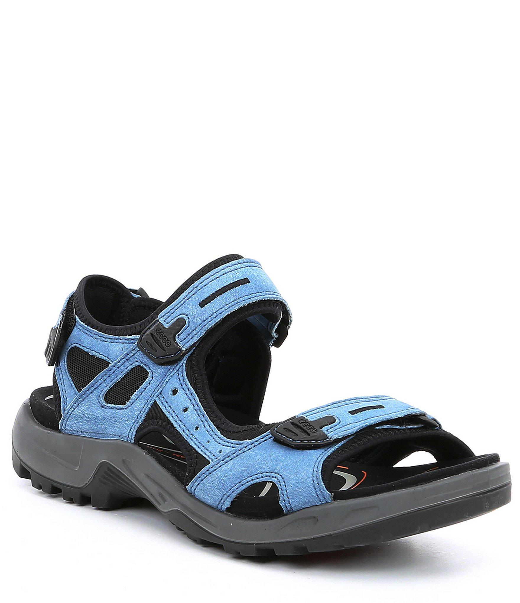 ecco blue sandals