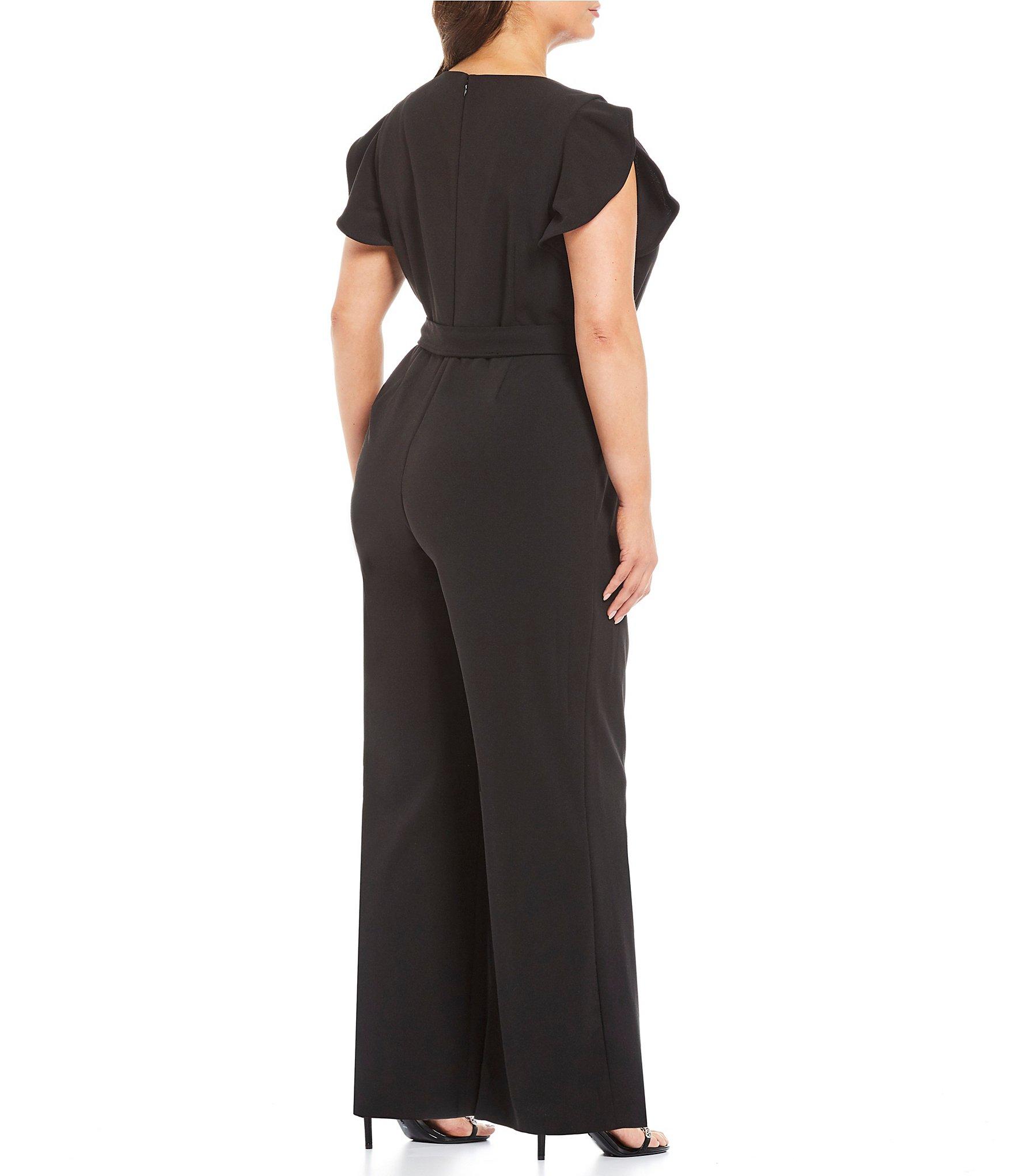 calvin klein plus size jumpsuits