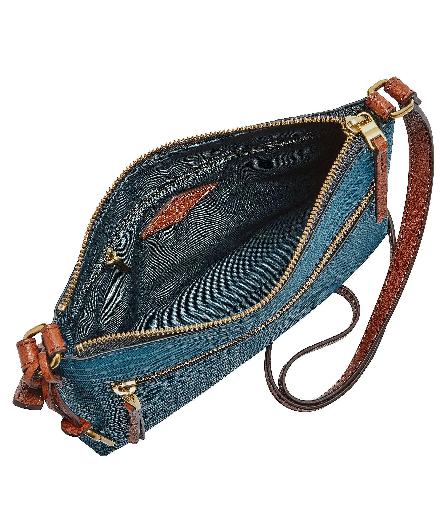 Fossil Fiona Large Crossbody Bag IUCN Water