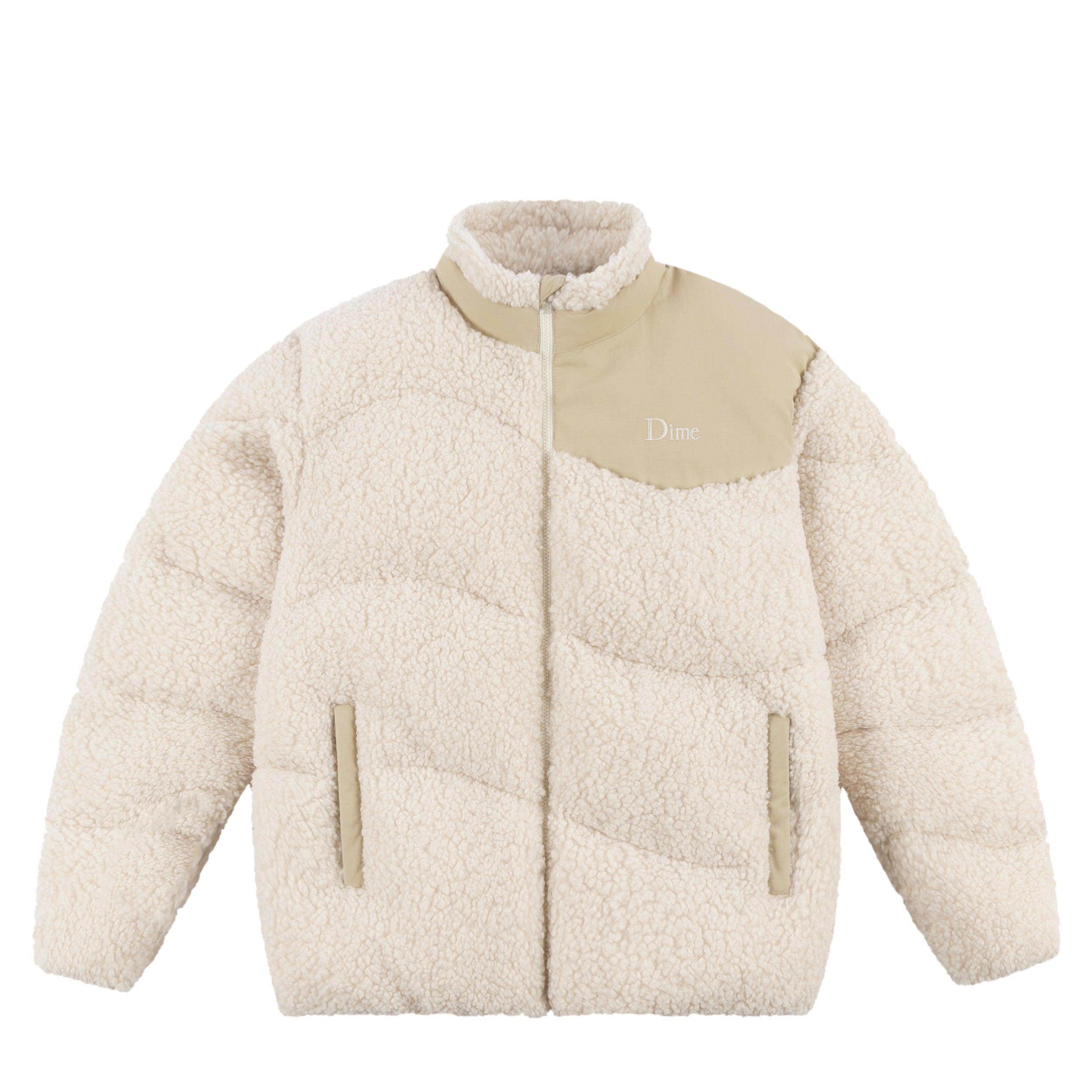 Dime Sherpa Puffer Jacket in Natural for Men | Lyst
