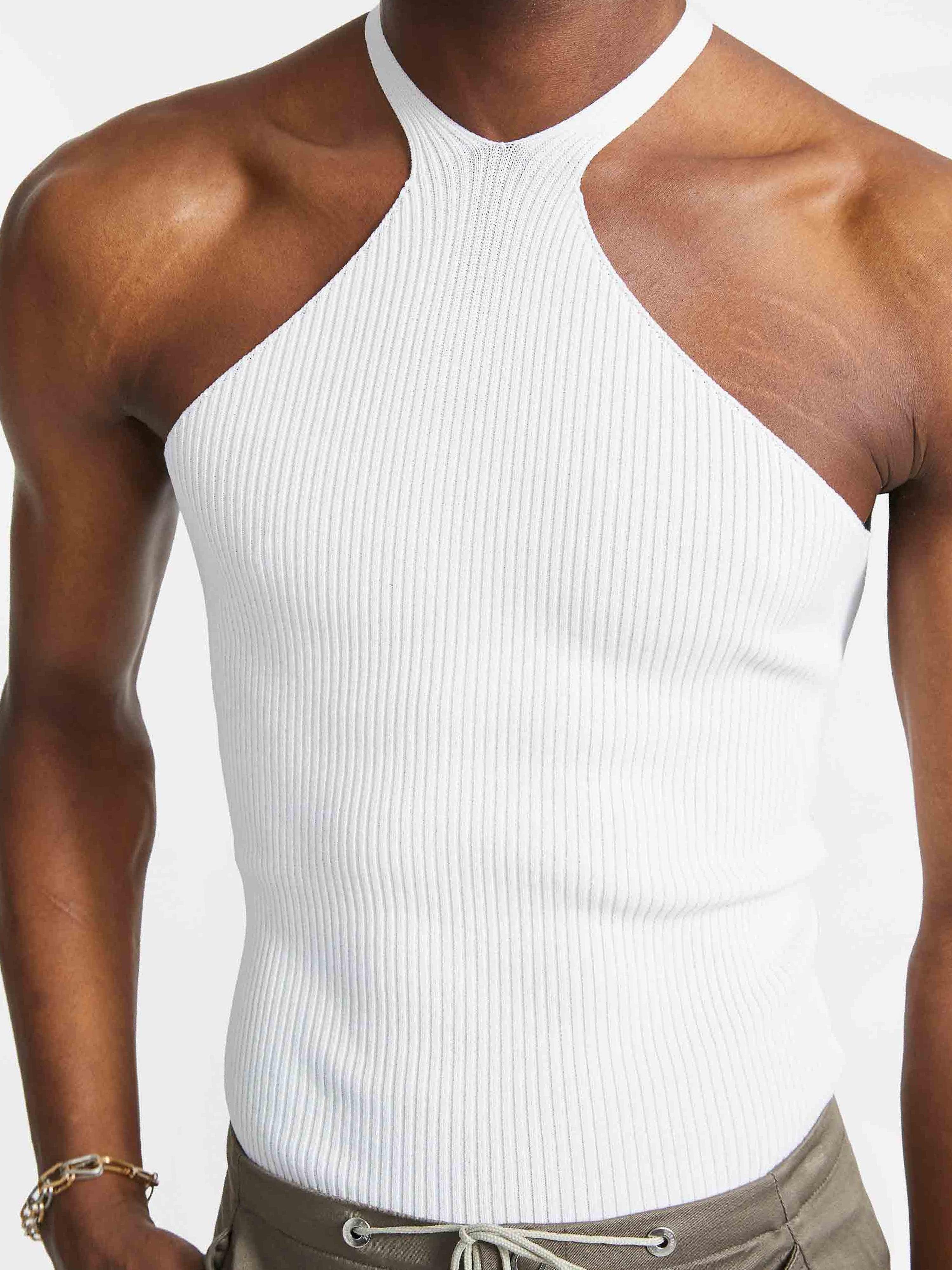 Dion Lee Lustrate Fork Tank in White | Lyst