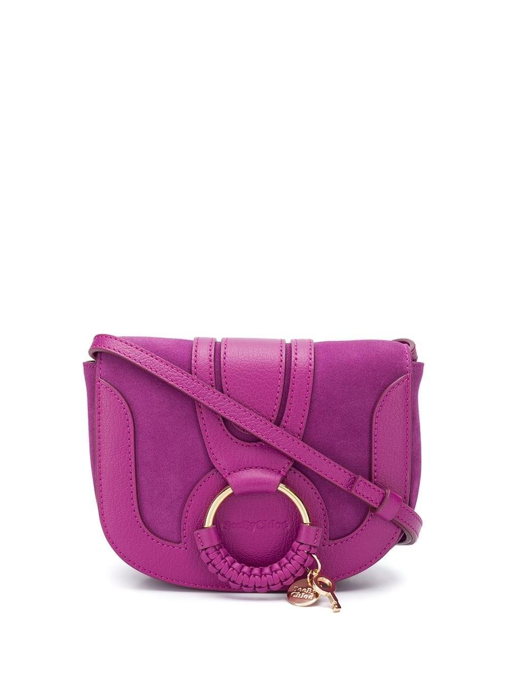 See By Chloé Hana Mini Leather Shoulder Bag in Purple - Lyst