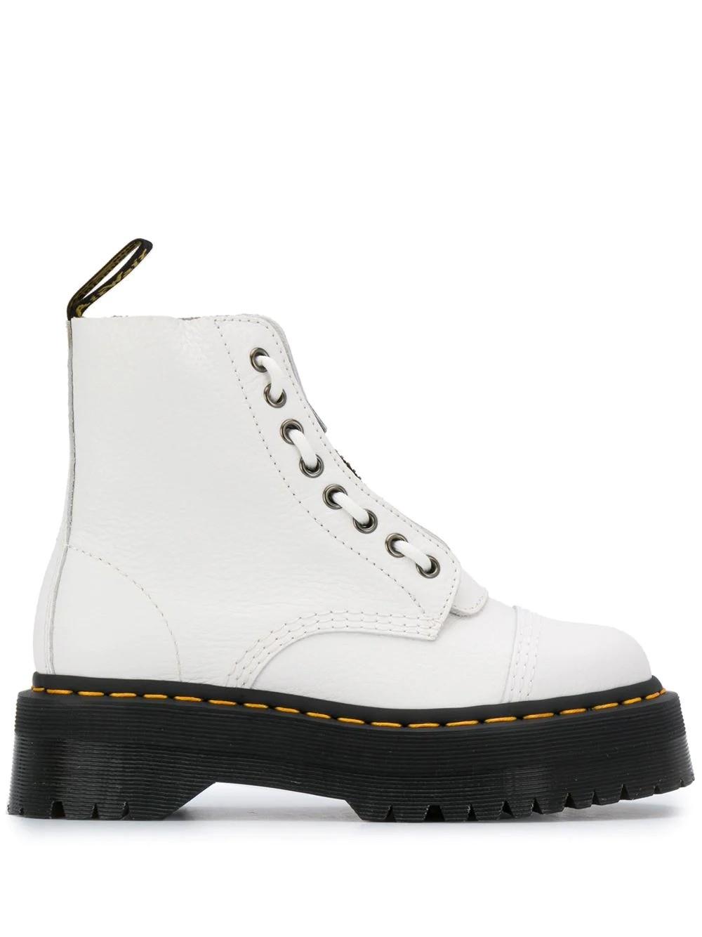 Dr. Martens Leather Sinclair Platform in White - Save 49% - Lyst