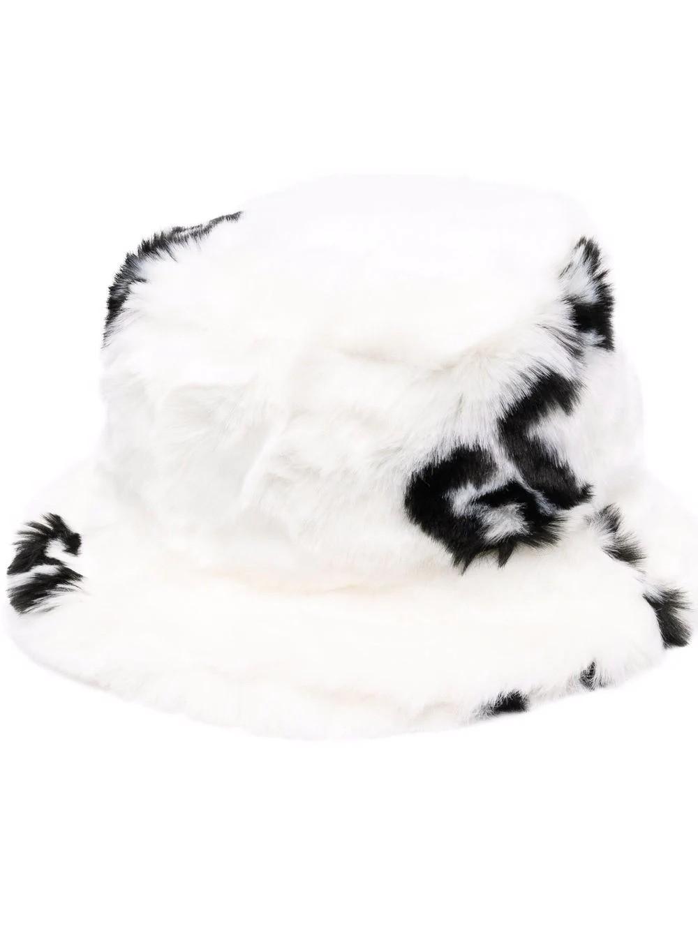 Cappello Da Pescatore In Ecopelliccia Con Logo di Gcds in Bianco per Uomo -  76% di sconto | Lyst