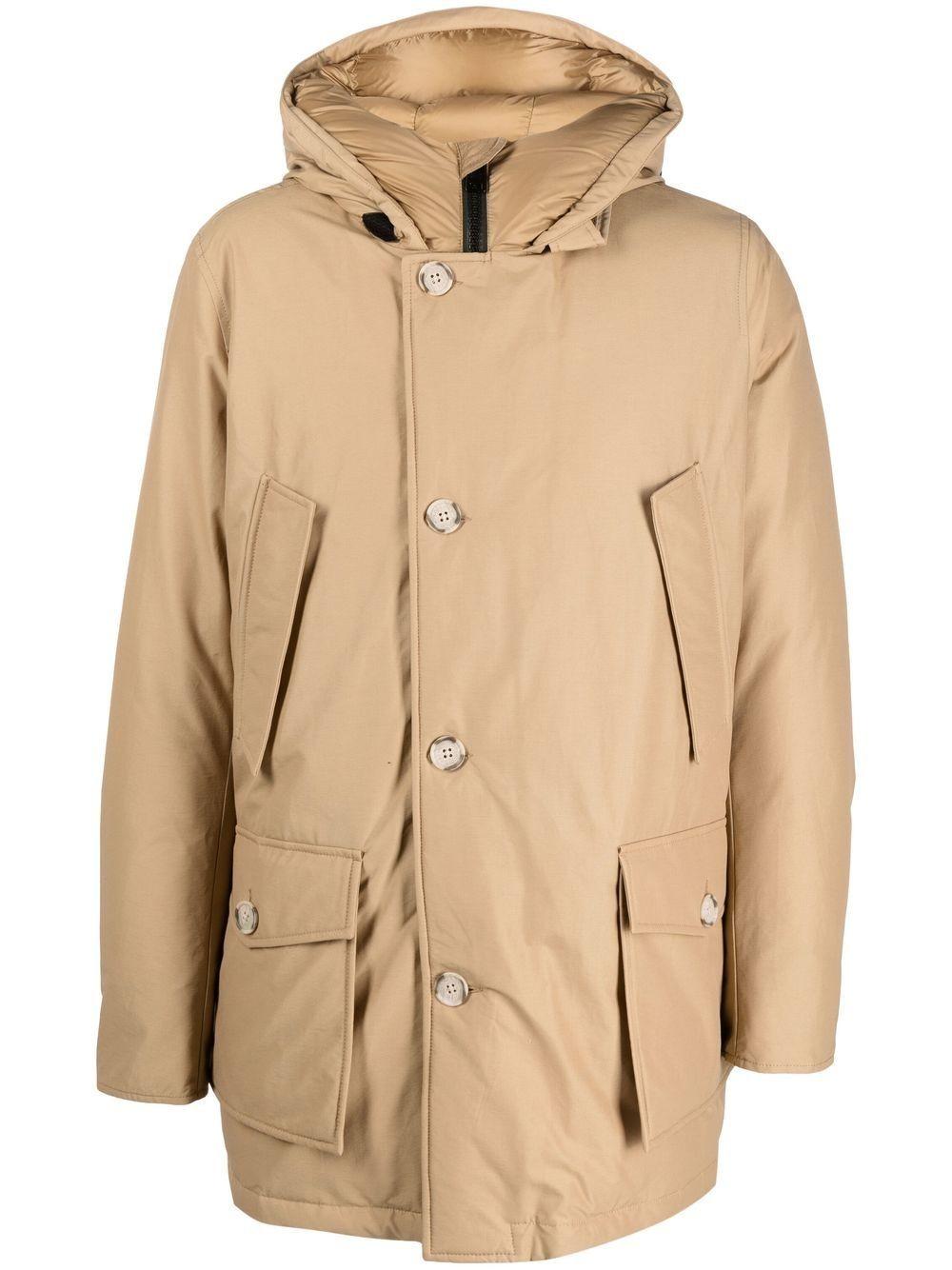 Woolrich Arctic Parka Hooded Jacket Natural for | Lyst