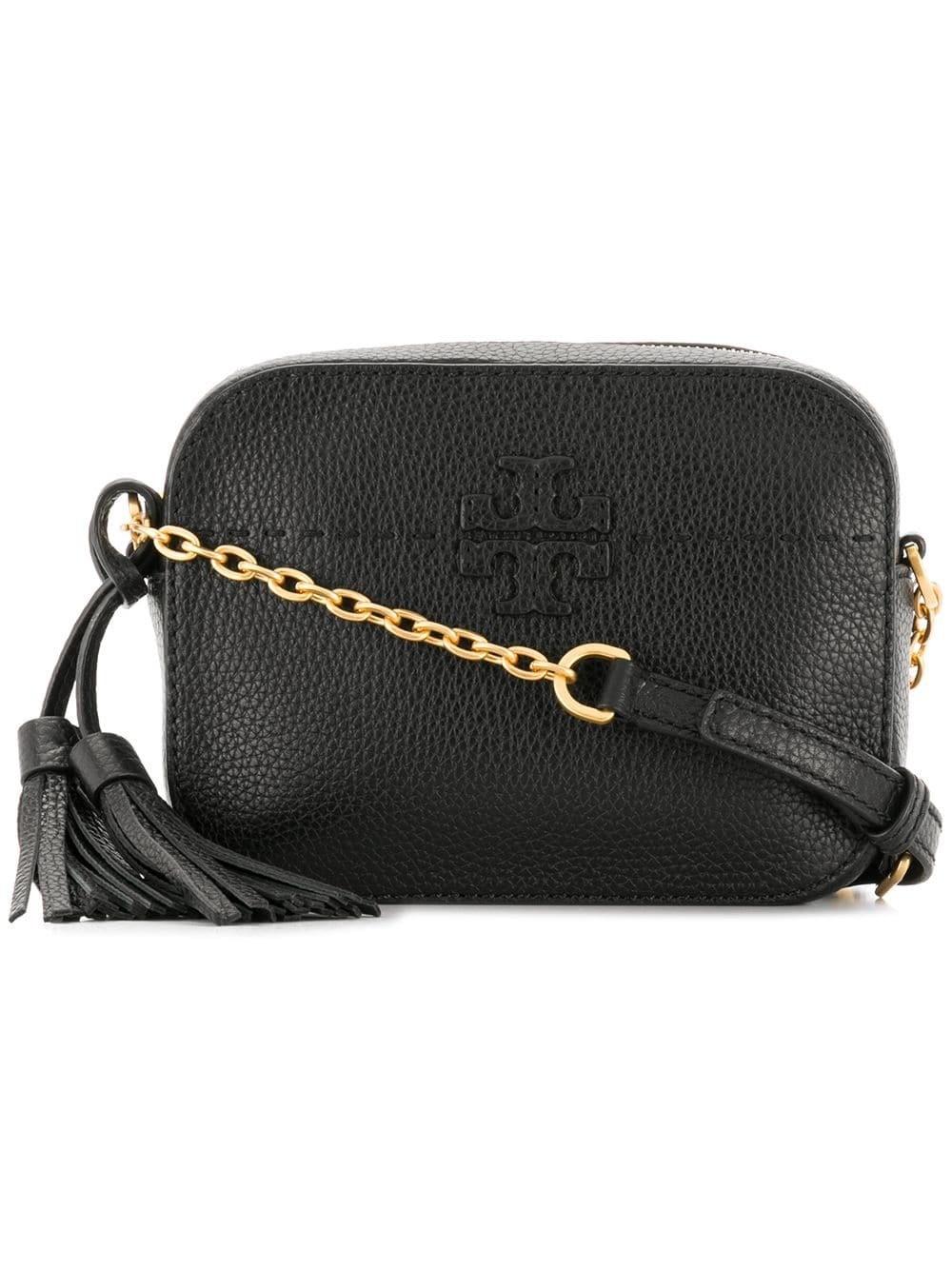 Tory Burch Leather Mcgraw Crossbody Bag in Black Lyst