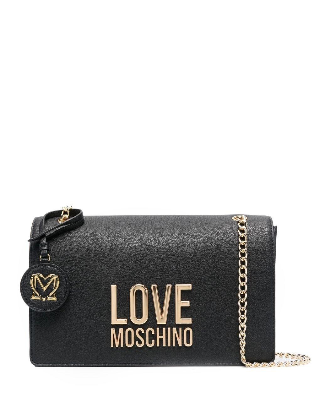 Love Moschino Logo-lettering Bag in Black | Lyst