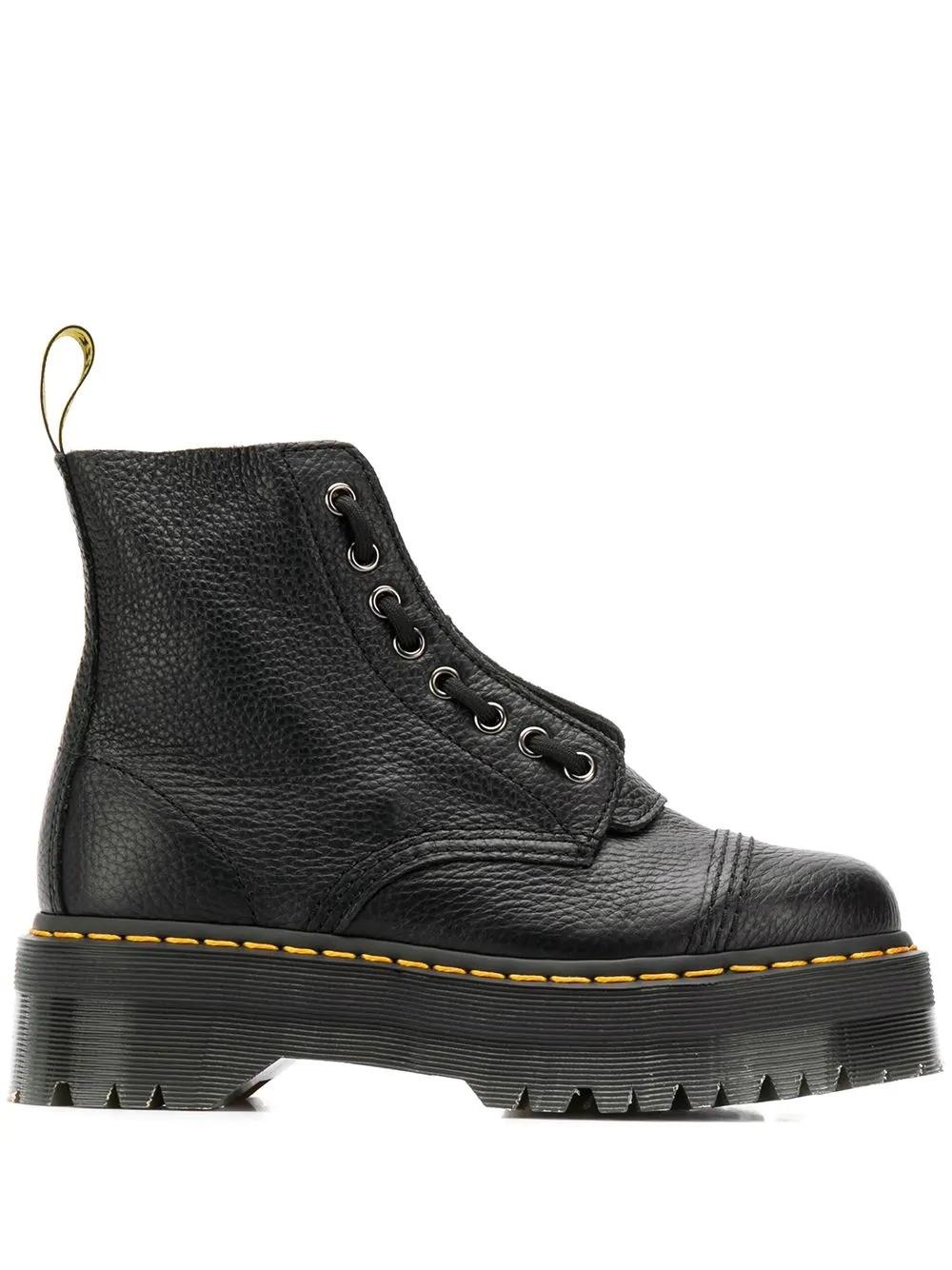 Dr. Martens Leather Sinclair Boots in Black - Lyst
