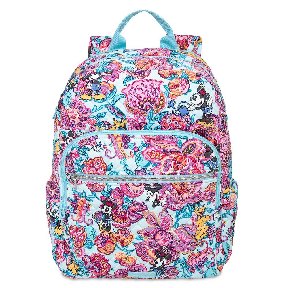 Vera Bradley Mickey Mouse And Friends Colorful Garden Iconic Campus