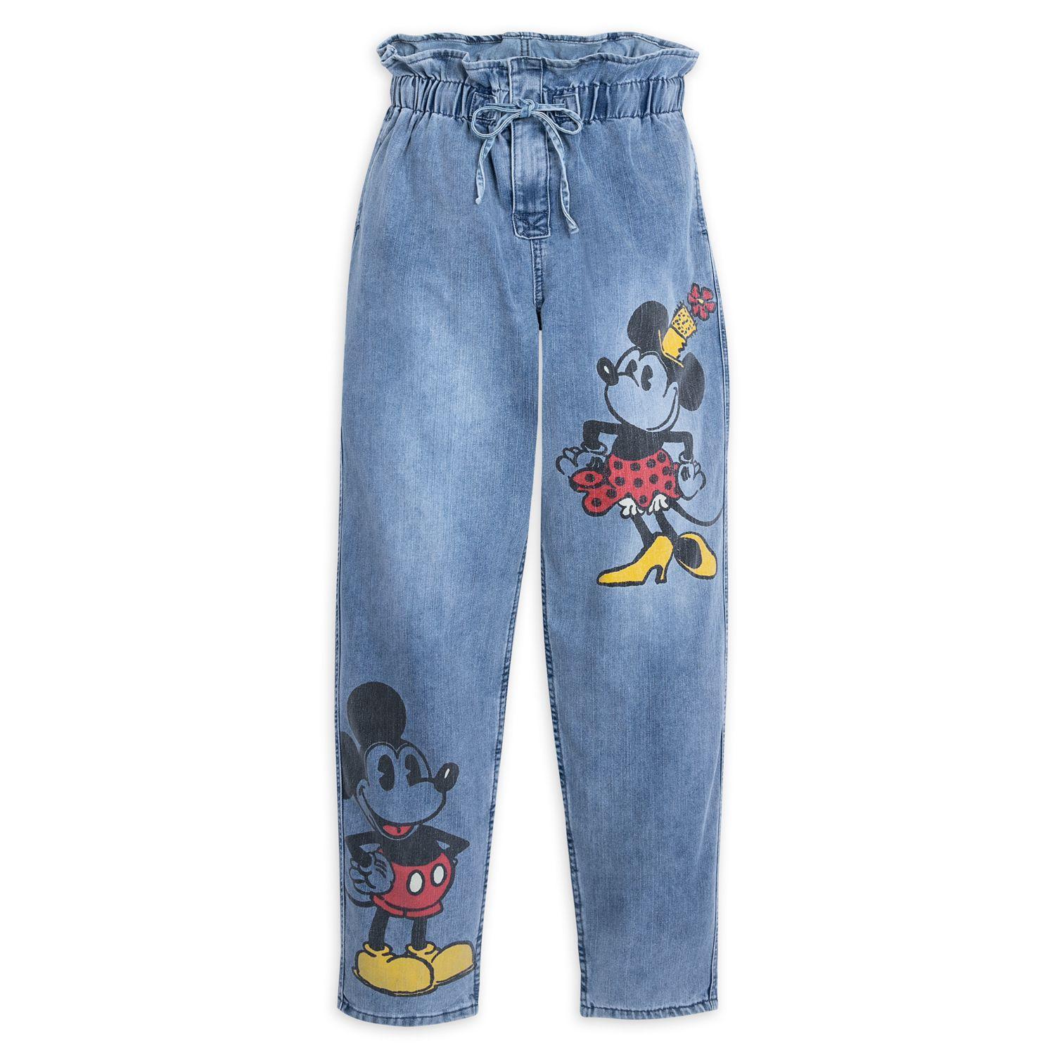Parks Her Universe Mickey And Minnie Comic Ladies Denim Jeans
