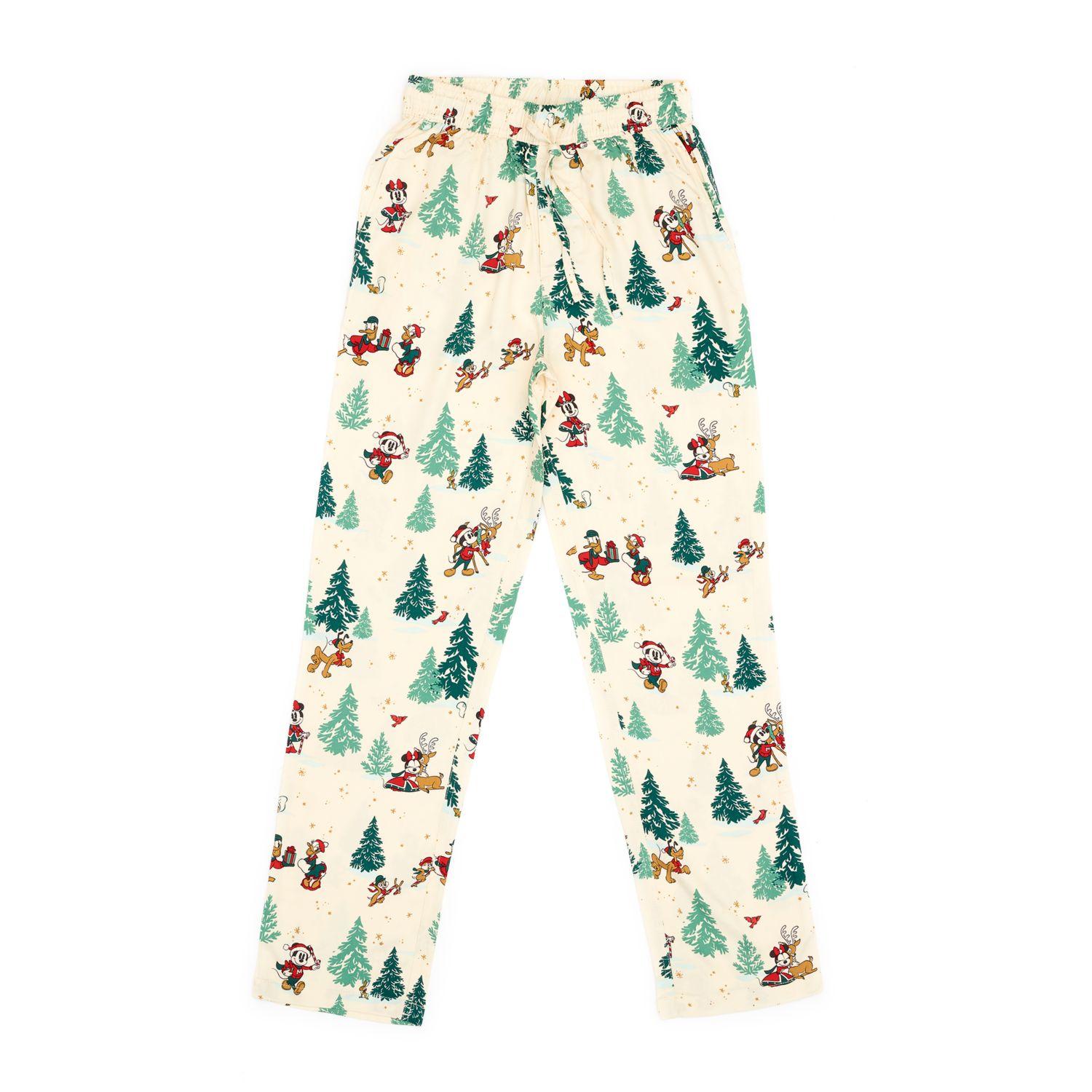 Disney Mickey And Friends Vintage Christmas Pyjama Bottoms in White ...