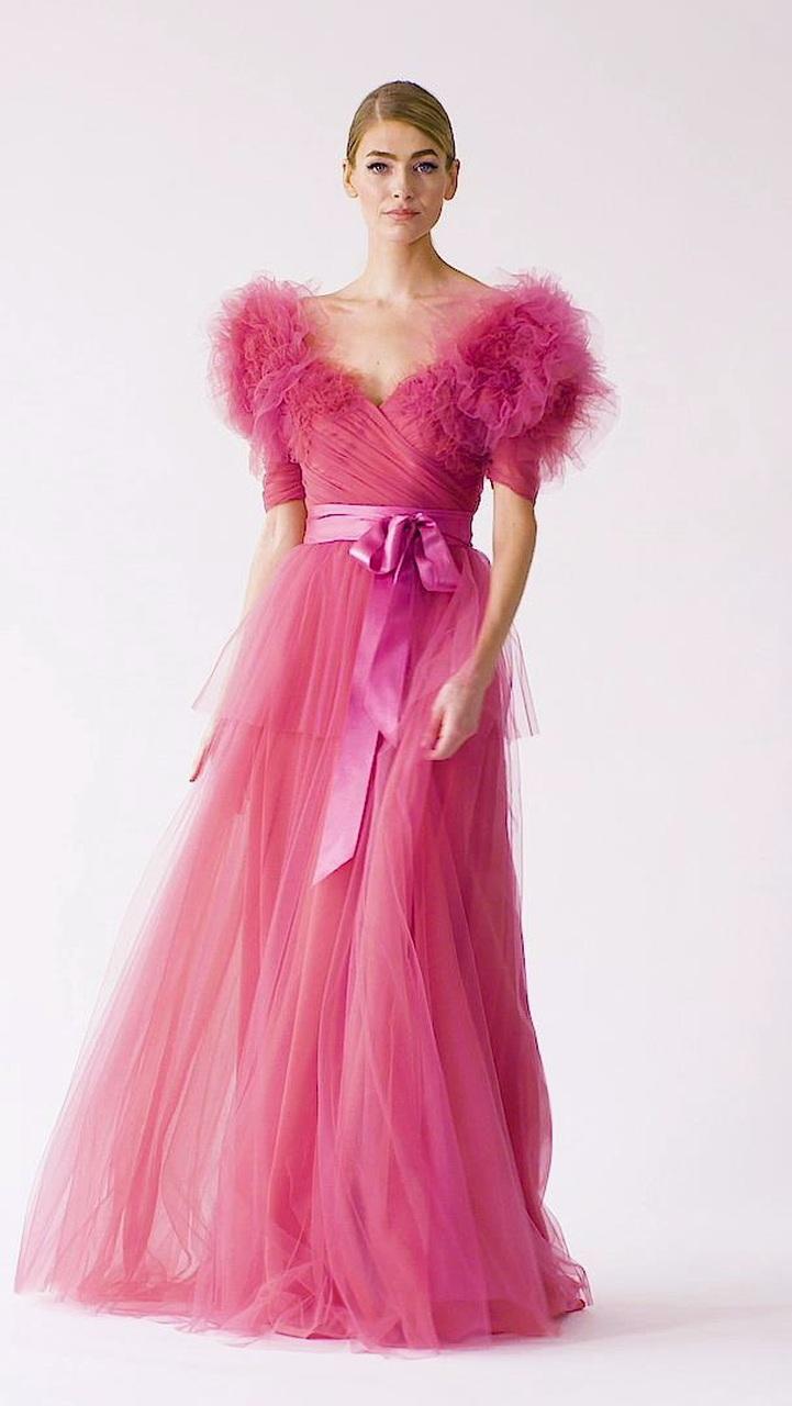 Jenny Packham La La Tulle Gown in Pink - Lyst