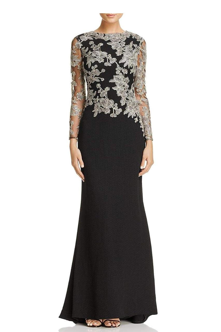 Tadashi shoji outlet lace bodice gown