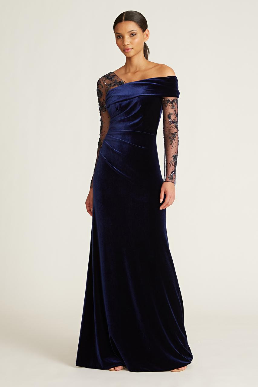 Theia navy mermaid clearance gown