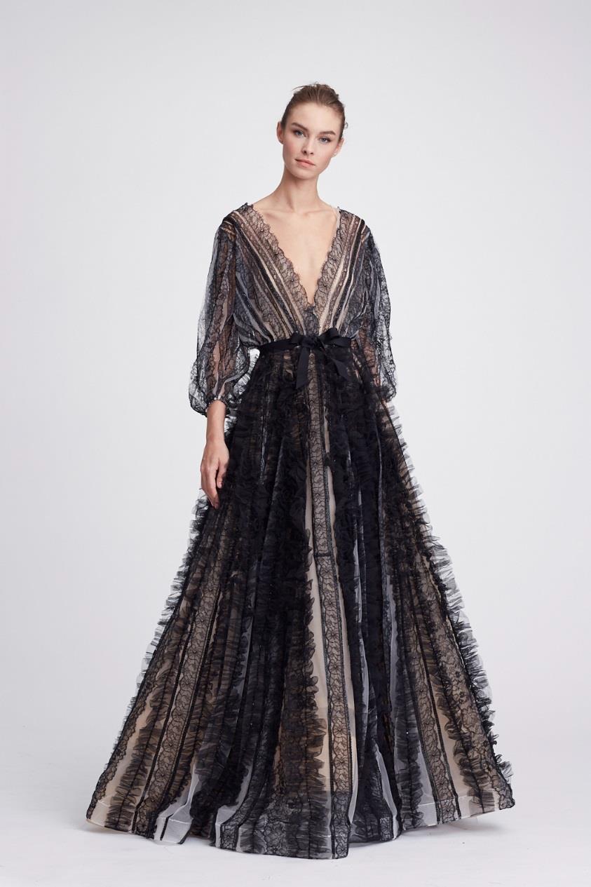 marchesa evening gowns 2018