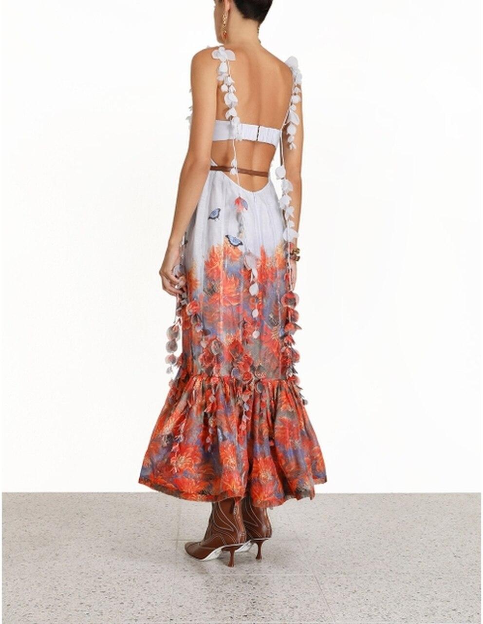 Zimmermann Silk Sleeveless Botanica 