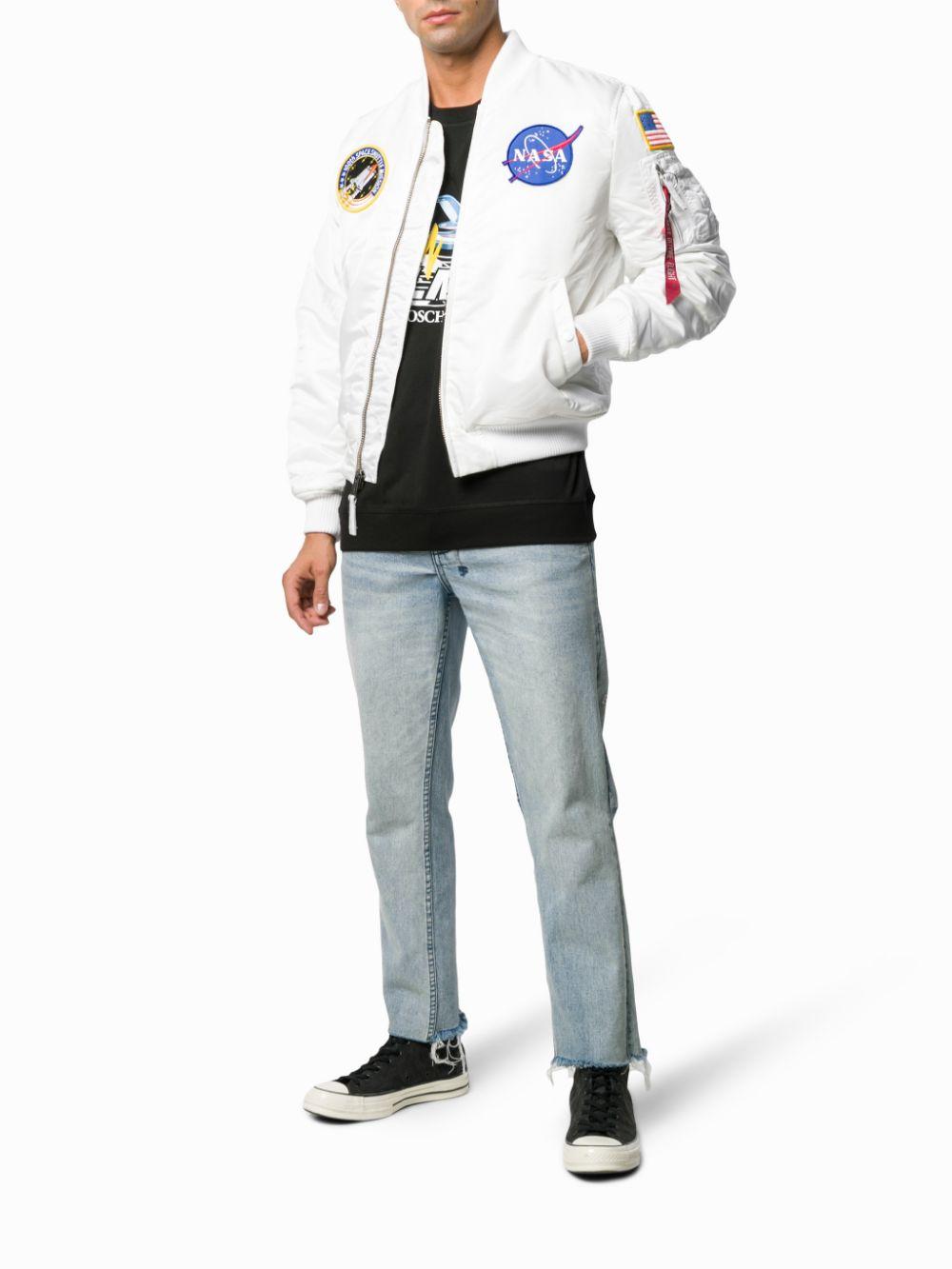 white nasa bomber