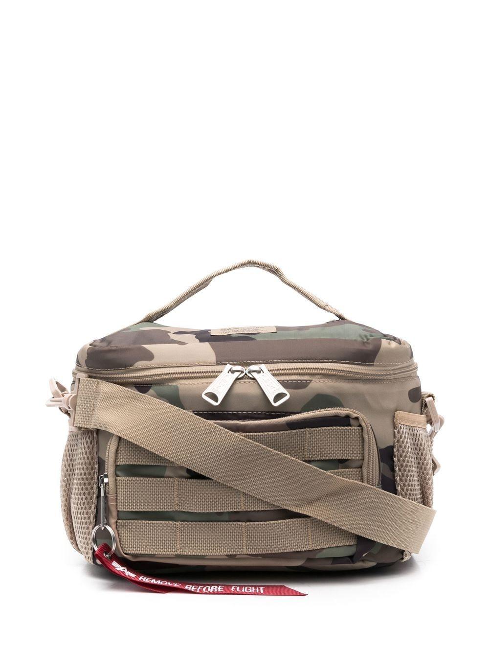 Alpha Industries Camouflage Cooler Travel Bag in Green for Men | Lyst
