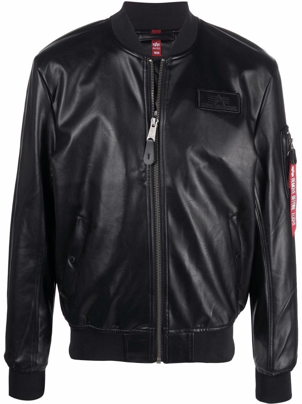 Alpha Industries Ma-1 Vf Jacket Black In Leather for Men - Save 40 
