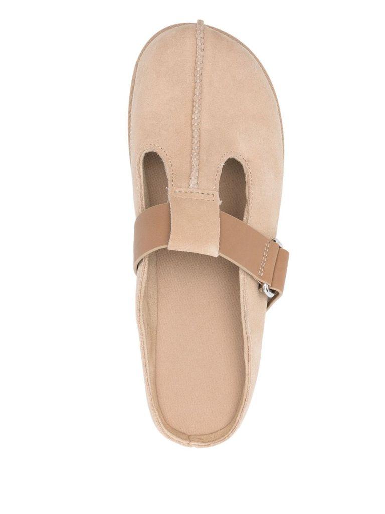 フラットシューズ W Goldenstar Hi Clog Mules - UGG - Leather - Beige UGG® Goldenstar Hi Clog for Women | UGG®