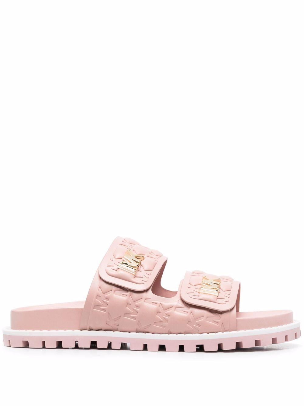 MICHAEL Michael Kors KIPPY SLIDE Cognac - Consegna gratuita | Spartoo.it !  - Scarpe Ciabatte Donna 104,00 €