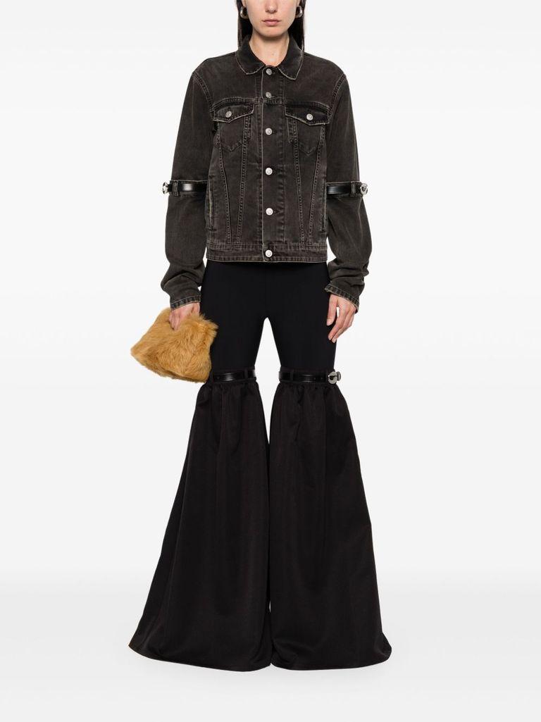 パンツ COPERNI 'Hybrid Tailored Flare' pants Black Coperni Hybrid Jersey Tailored Trousers - Black – The