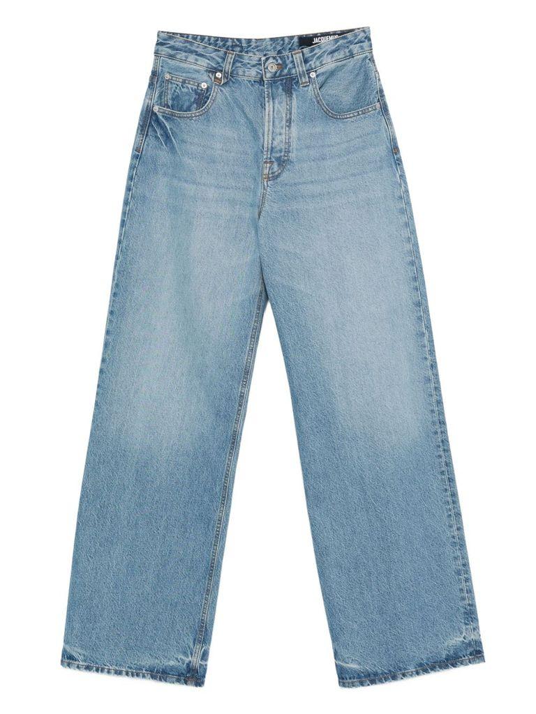 パンツ jacquemus Le pantalon Jean Black Les Classiques 'Le pantalon Jean' Trousers by