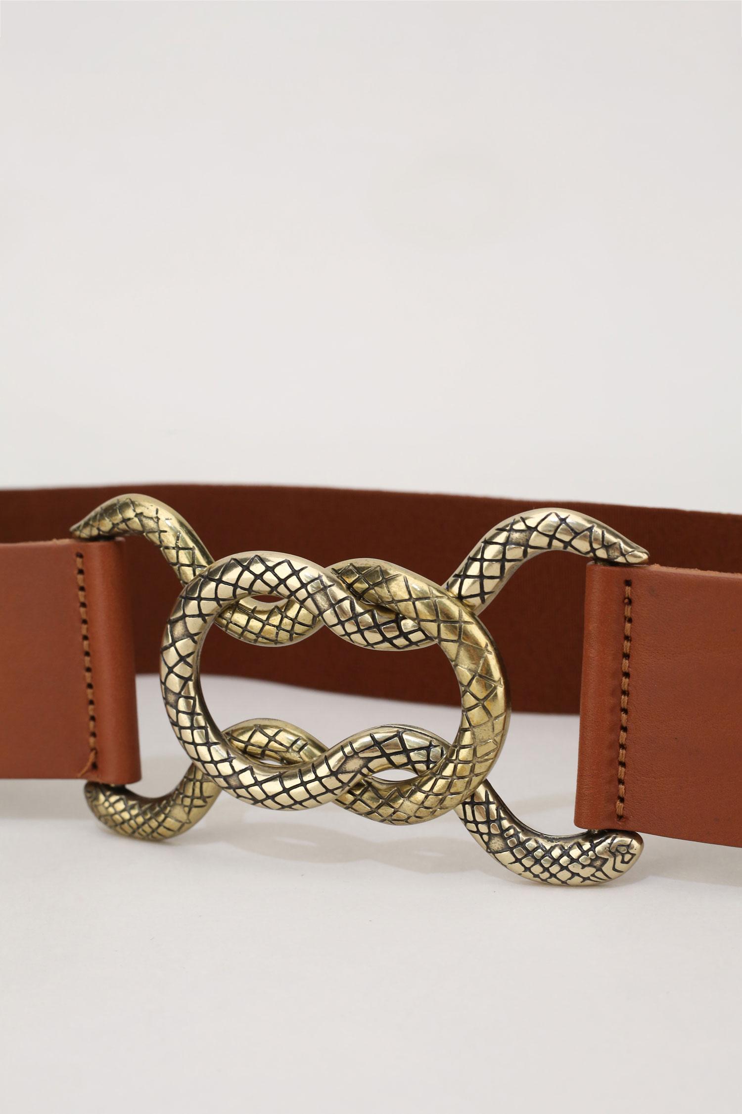 Cintura monocolour con elastico e chiusura a incastro di Dixie in Marrone |  Lyst