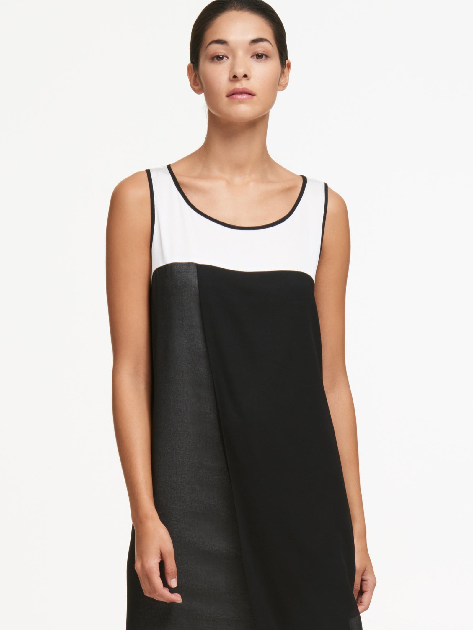 dkny black and white dress