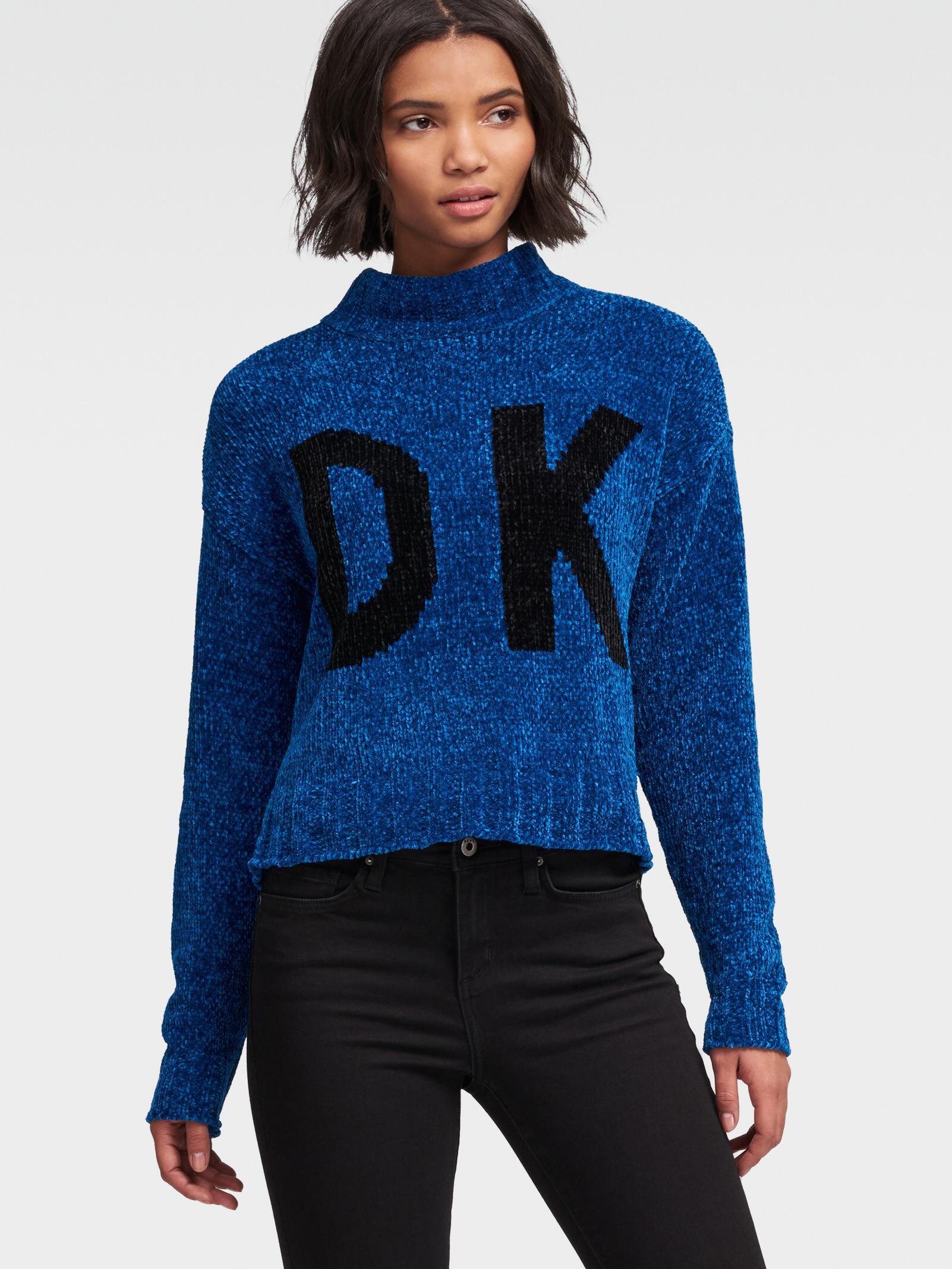 dkny logo sweater