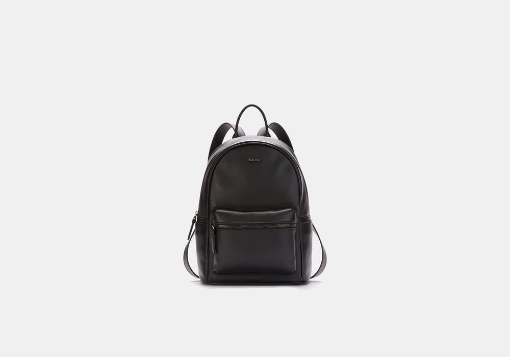 dkny backpack leather